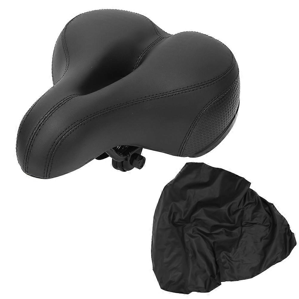 Coussin de selle de vélo souple et confortable, imperméable, avec housse de pluie