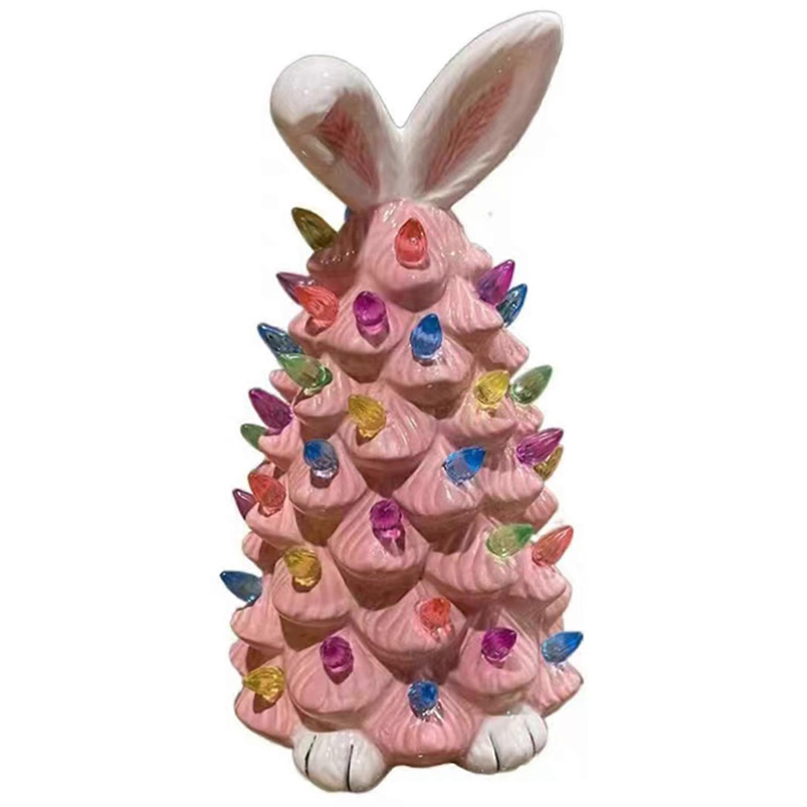 Resin Rabbit Ears Ornaments Creative Resin Tabletop Statue