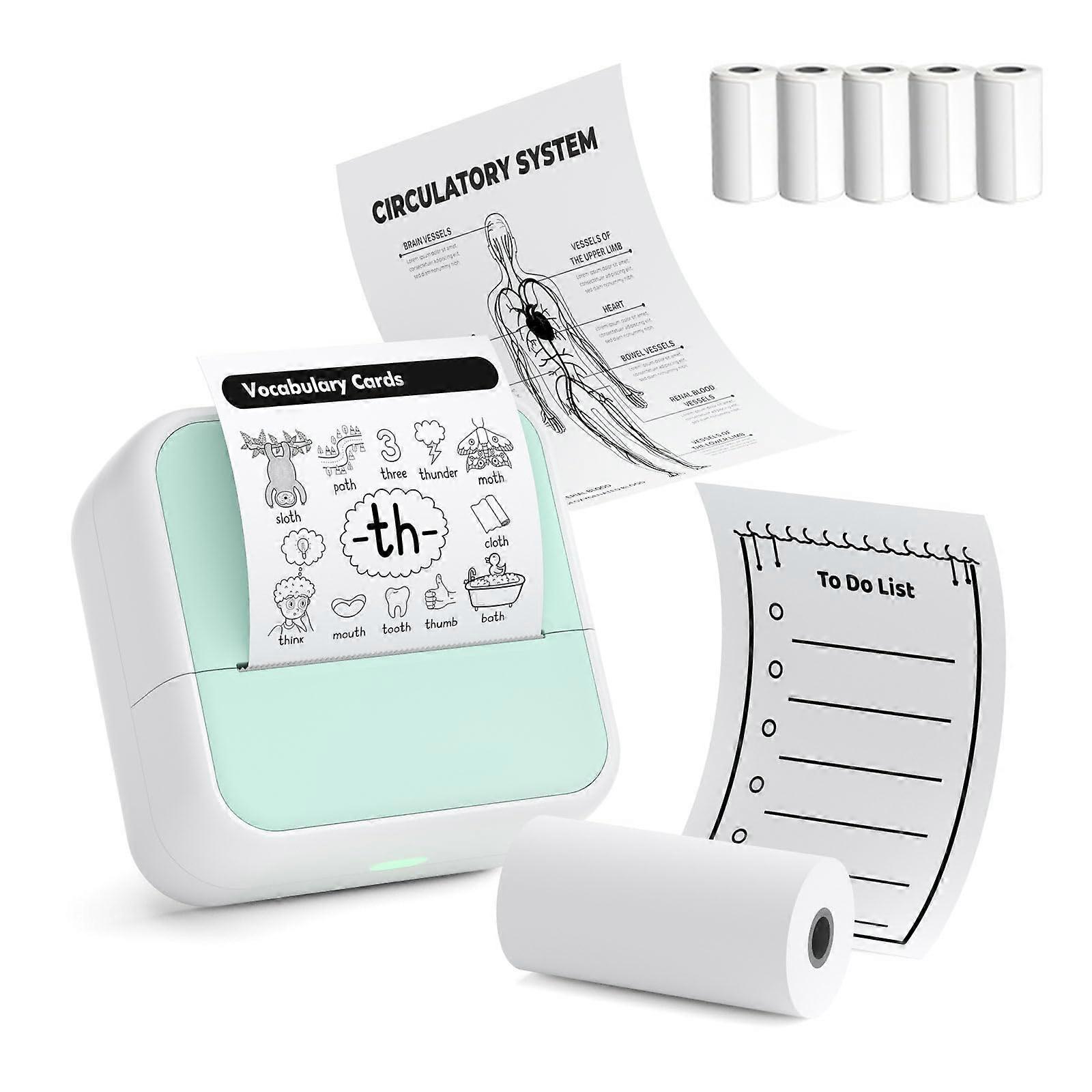 Inkless Thermal Sticker Printer PrintPods, Mini Printer, Sticker Maker, PocketSized, Bluetooth for Phone