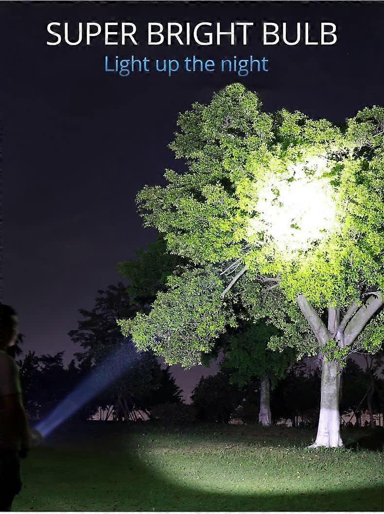 Super Bright LED Flashlight Handheld Rechargeable