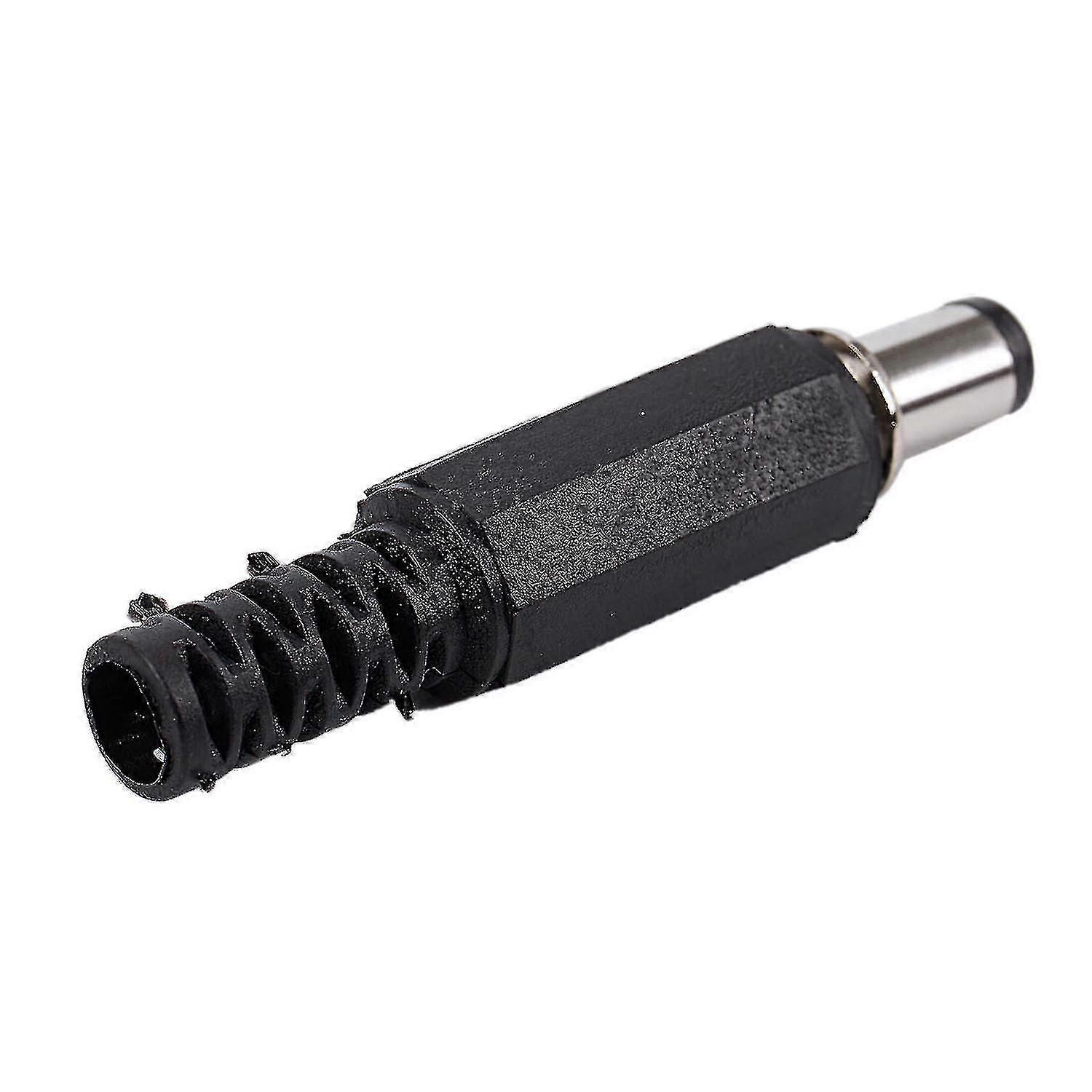 5.5x2.1mm 5pcs Dc Female Jack + 5pcs Socket Connector Black