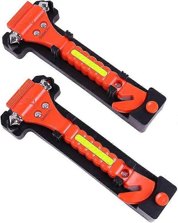 High quality brand new 2 PCS Go DeCho Car Safety Hammer Emergency Escape Tool
