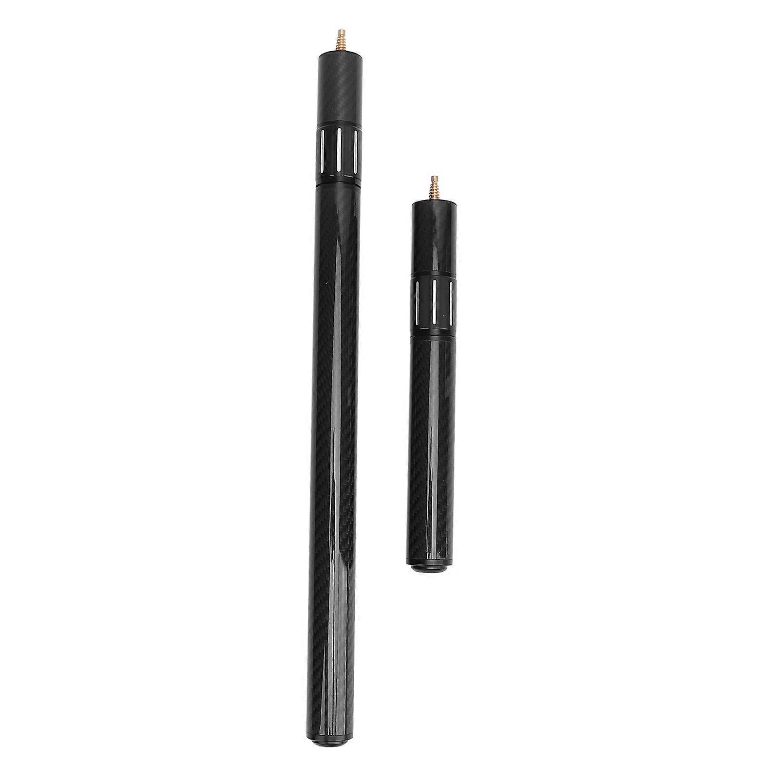2PCS Billiard Pool Cue Extender 17 Inch 9 Inch Carbon Fiber Telescopic Pool Cue Extension Stick for Lengthening Snooker Accessories