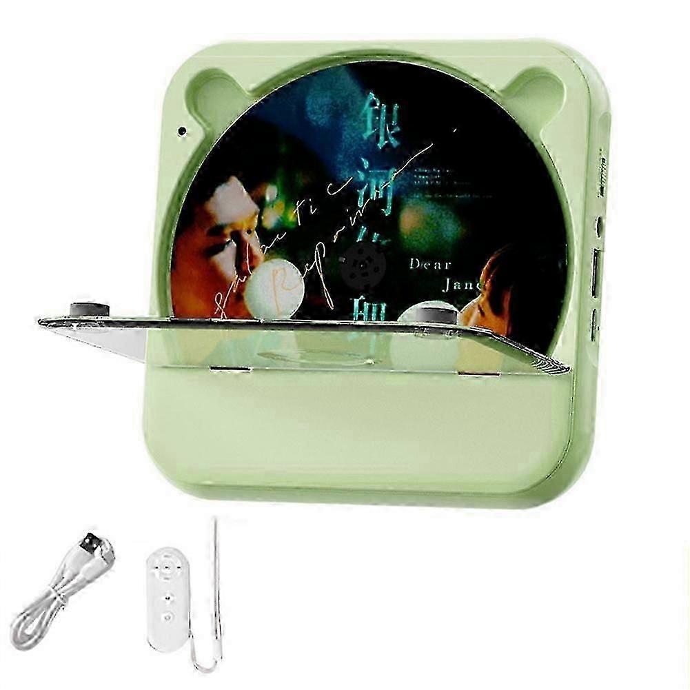 Portable Home CD Music Player+Remote Control Bluetooth 5.1 CD Player Dust Cover Radio Display for Kids Gift C