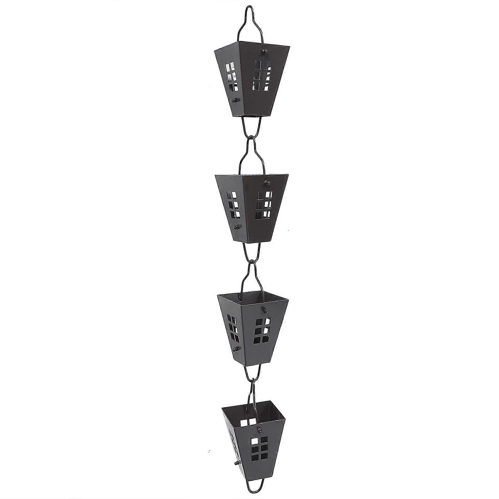 1Pc Creative Rain Chain Balcony Rain Chain Gutter Downspout Rain Chain (As Shown)