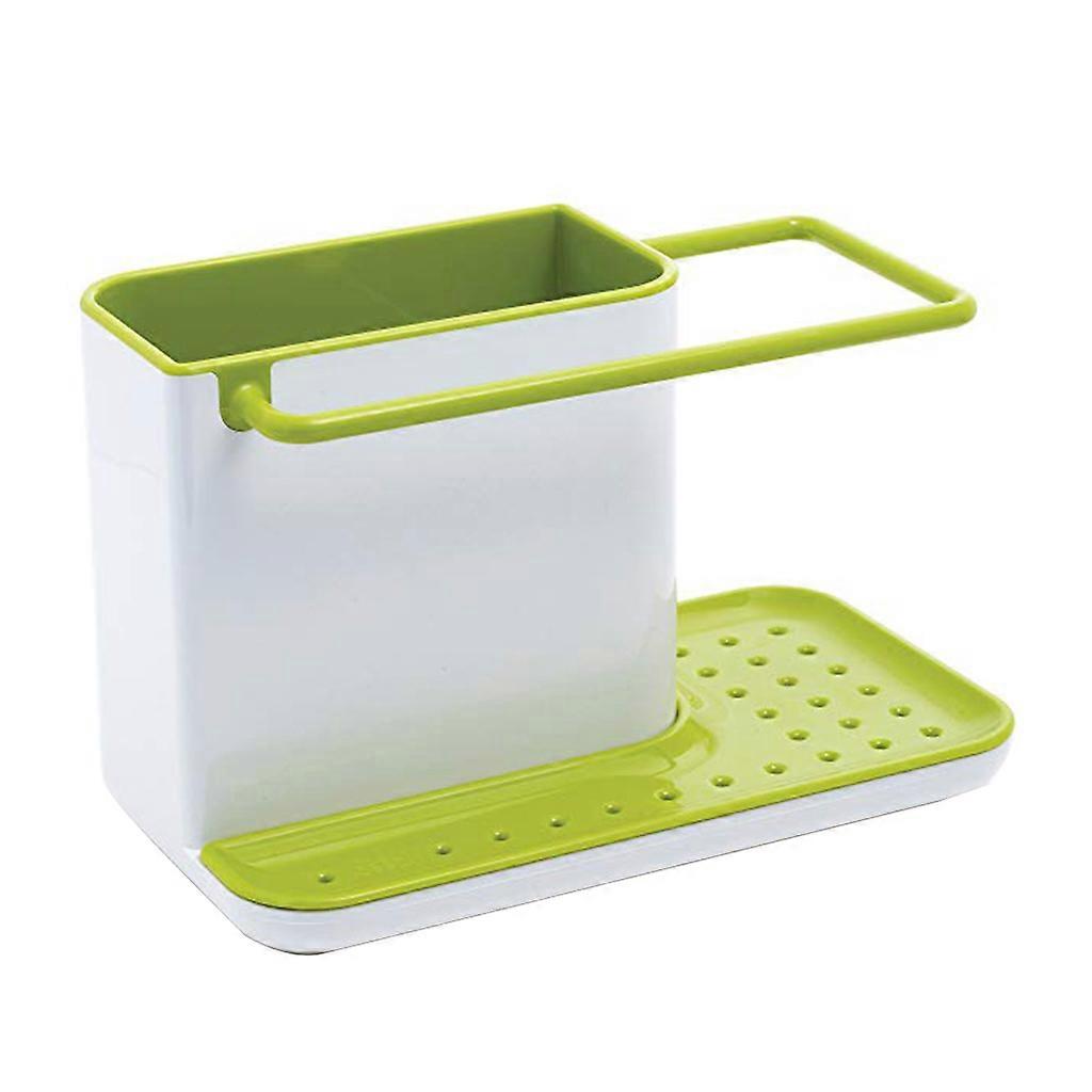 Kitchen Storage Racks Kitchenware Drainer Waterproof Plastic Container Bathroom  Green