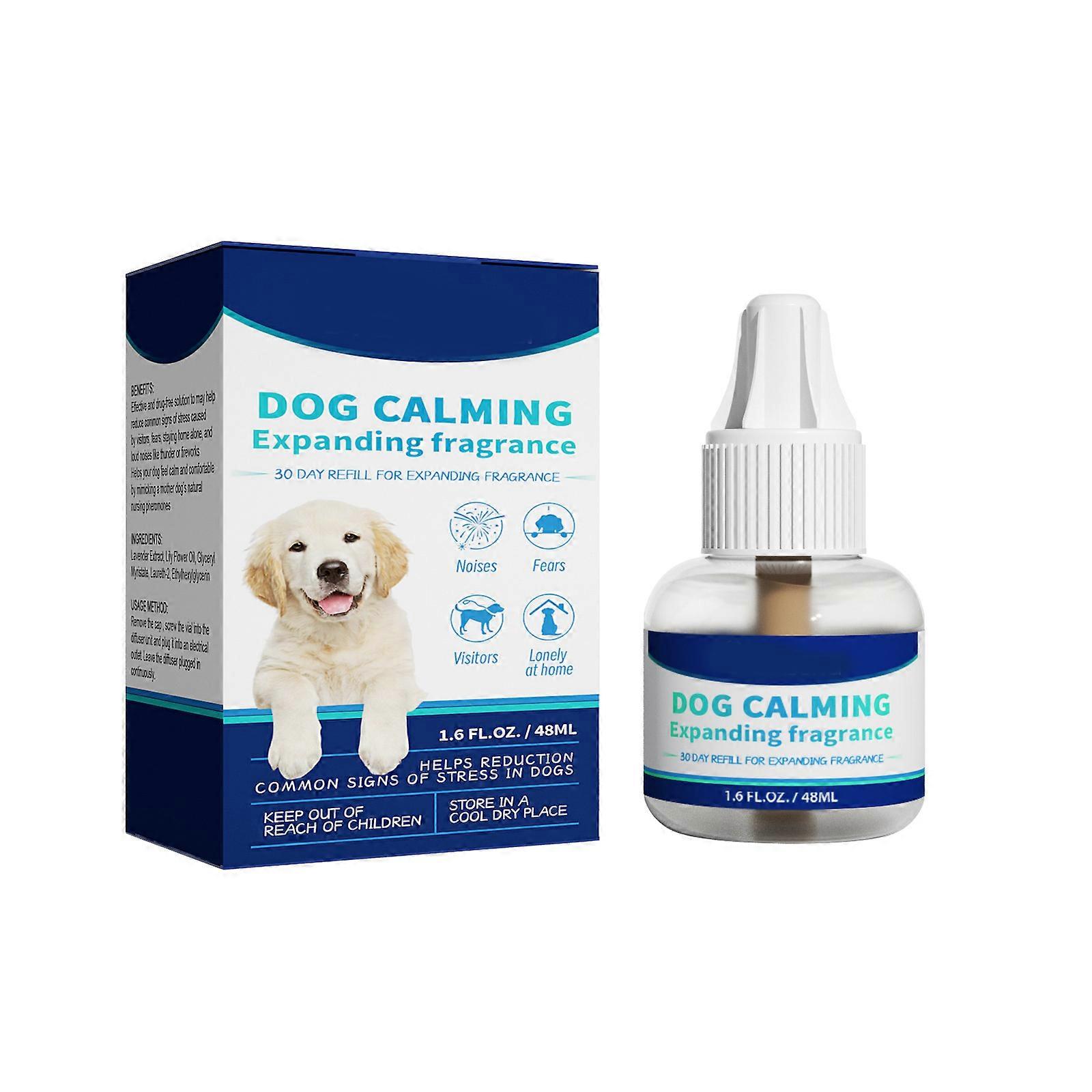 Calming Diffuser Dog Calming Liquid Remedies Calm down for Pet Anti-Barking Liquid Helps to Relieve Stress Anti-Fight