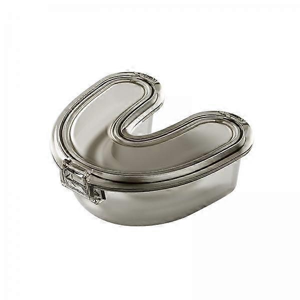 6xDenture Cup Easy Clean Tooth Appliance Container Retainer Cleaner Case Black