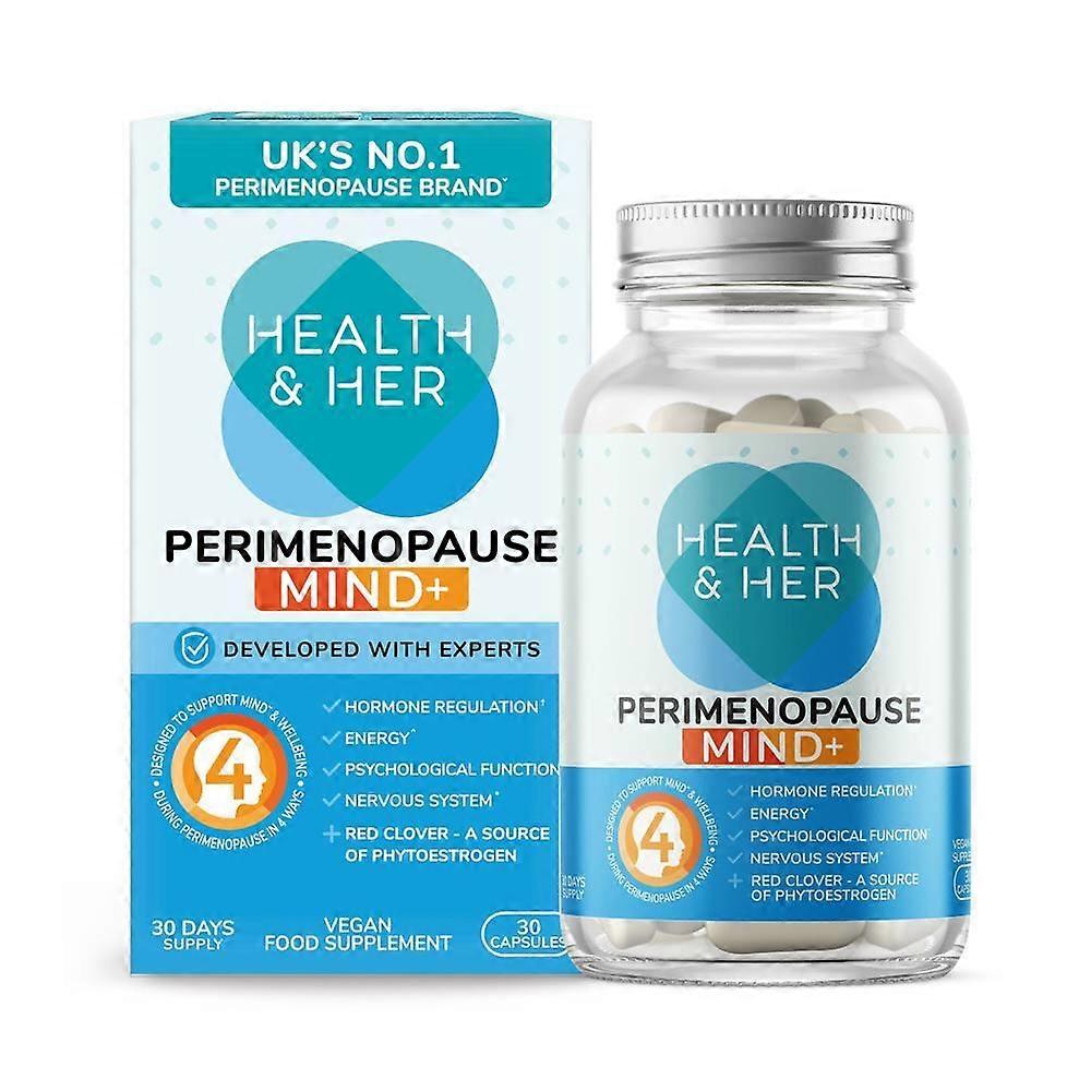 Health & Her Perimenopause Mind+ Multi Nutrient Supplement 30 Capsules