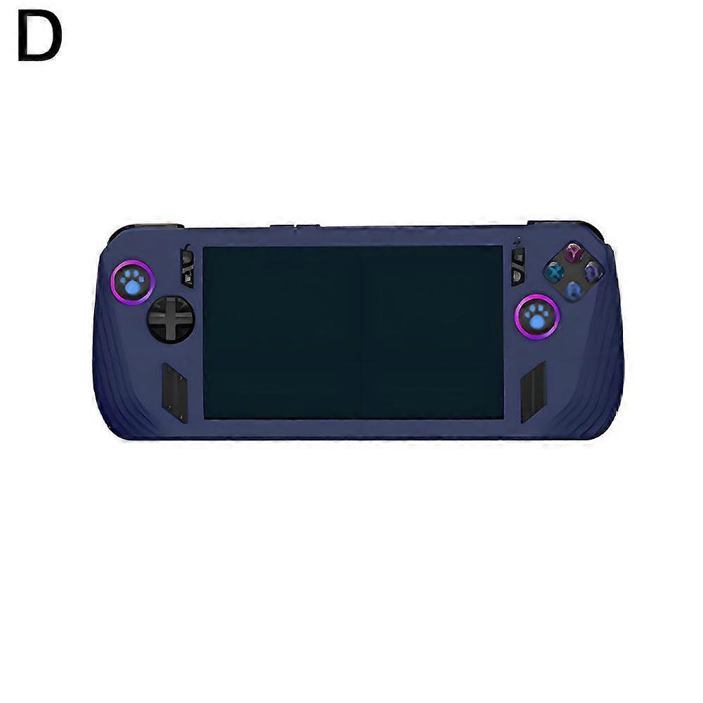 ROG Ally X Silicone Protective Case With Cat Paw Button Caps Full Cover Anti Slip Shockproof Skin FOR ASUS ROG Ally X Console Multiple Colors