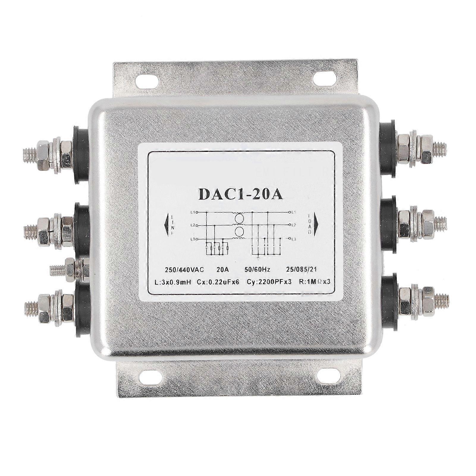 High quality  DAC1-20A power filter purifier three-phase three-wire power filter