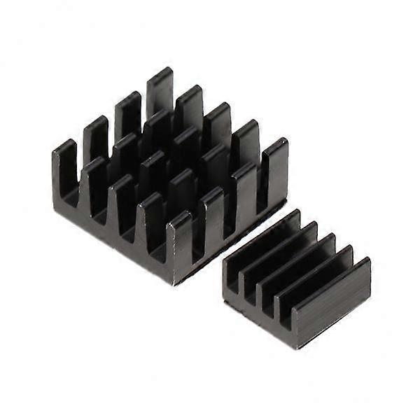 6X 2x hliníkový chladič 14x14x4mm doska plošných spojov chladiace rebro pre Raspberry Pi