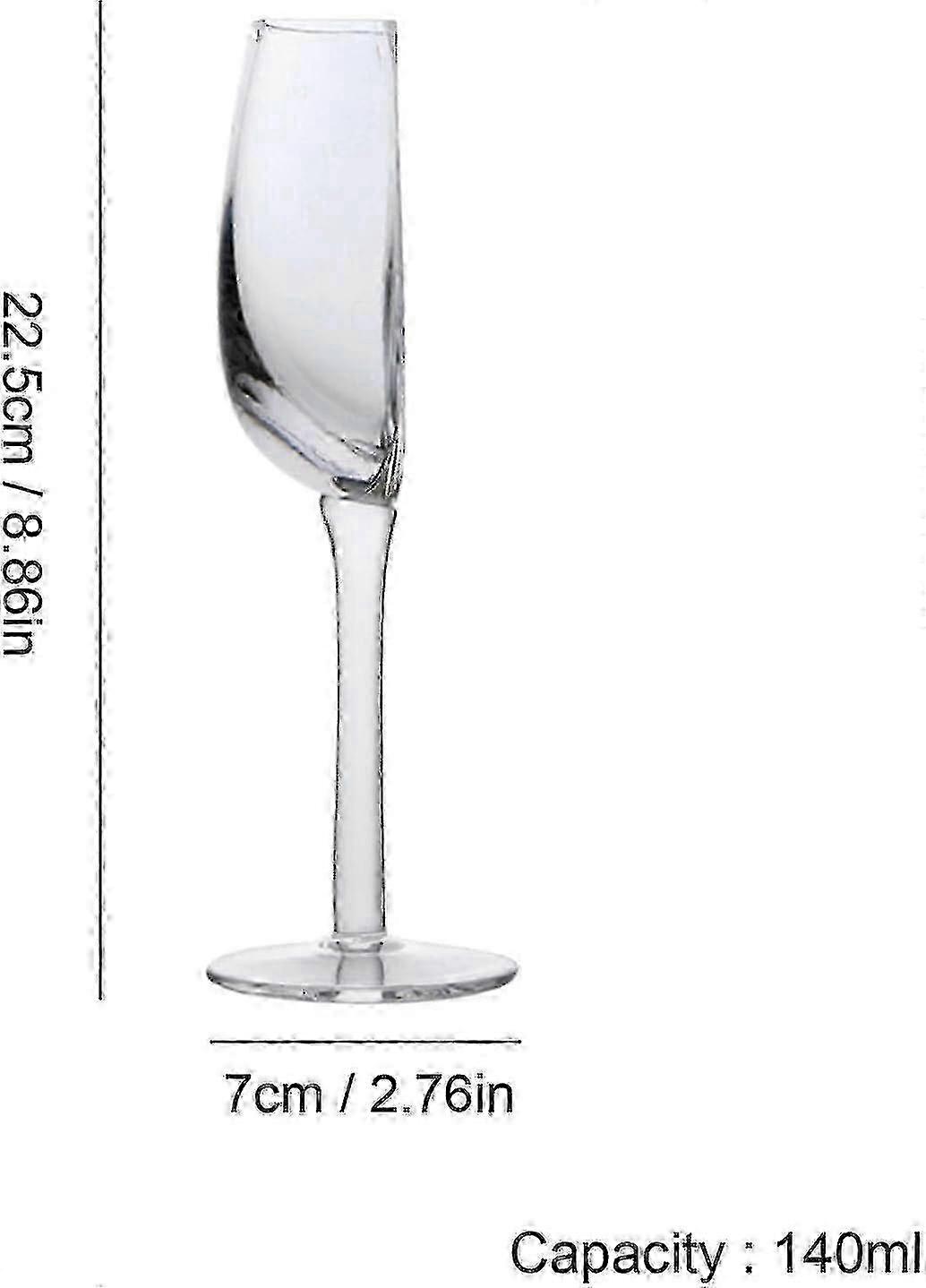 1/2pcsハーフワイングラス140mlノベルティロングステム赤ワインカップ誕生日記念日ギフト