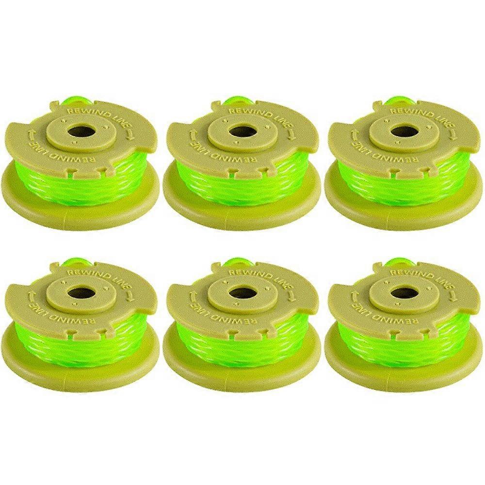 For Ryobi Lawn Trimmer Wire Reels Replacement AC80RL3 Spools (Set Of 6)
