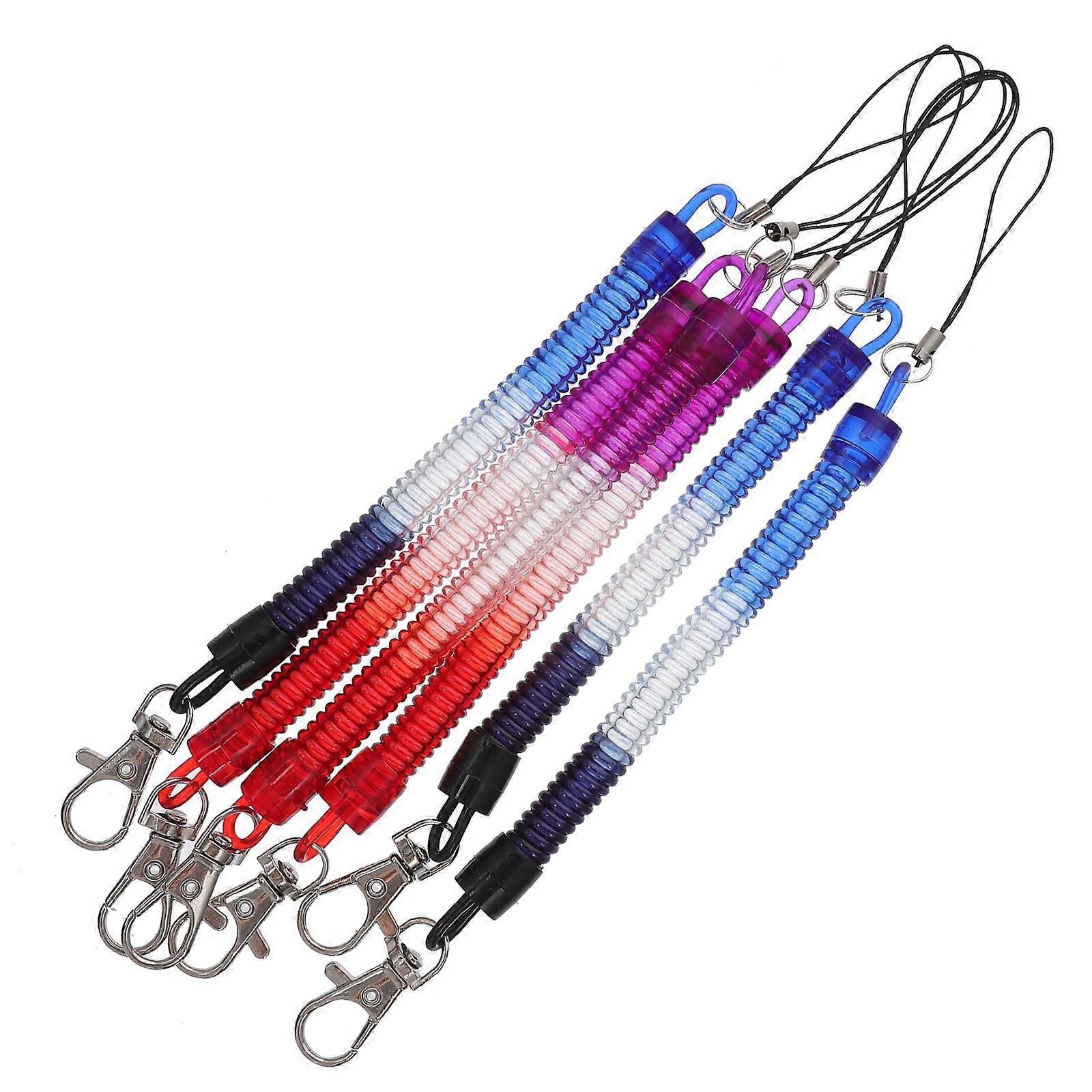 Flexible Key Ropes with Spring Function, Ideal for Outdoor Activities
