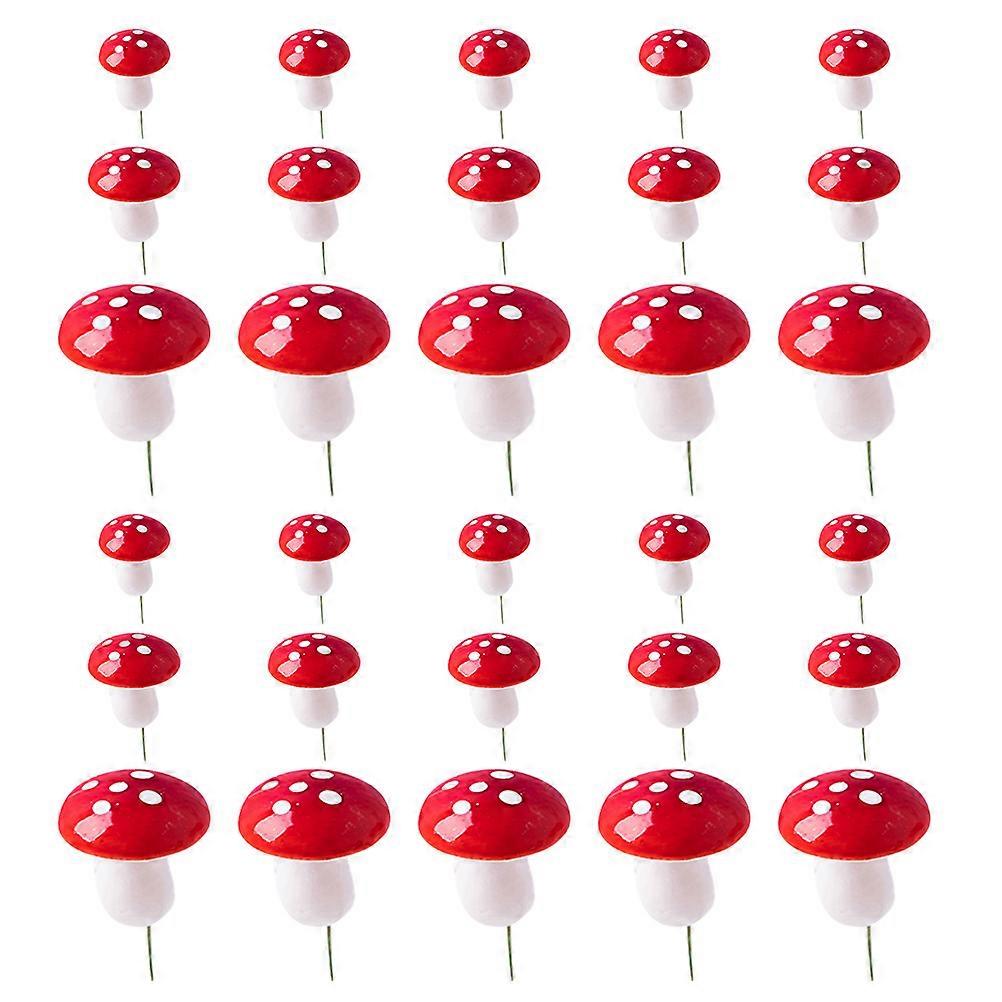 Dessert Topper Inserts, Mushroom Decorations for Versatile Cake Use