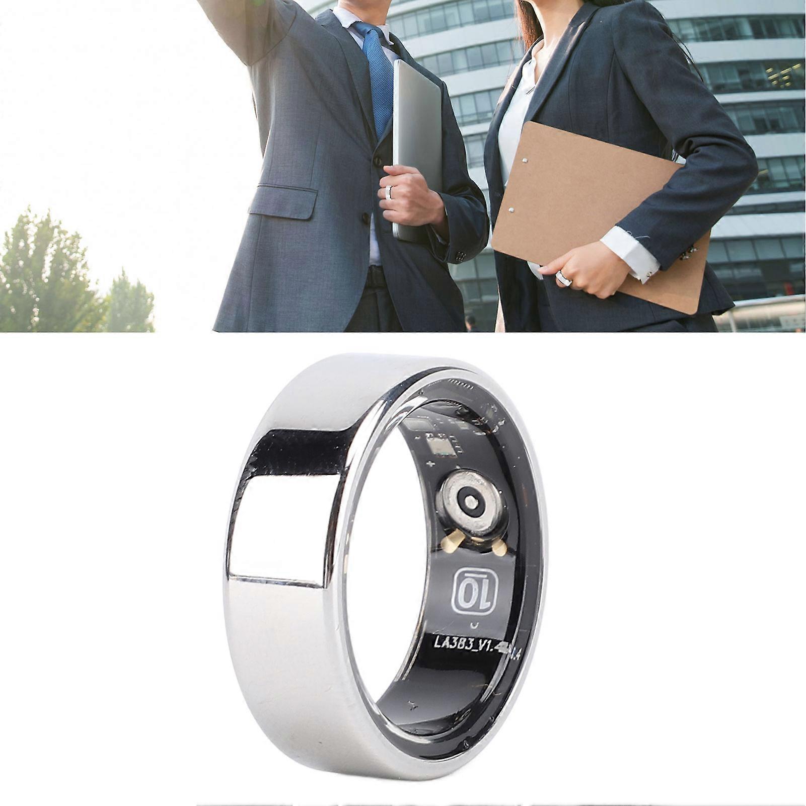 Smart Ring with Multiple Sports Modes, IP68 Water Resistant, Lightweight Step Counter