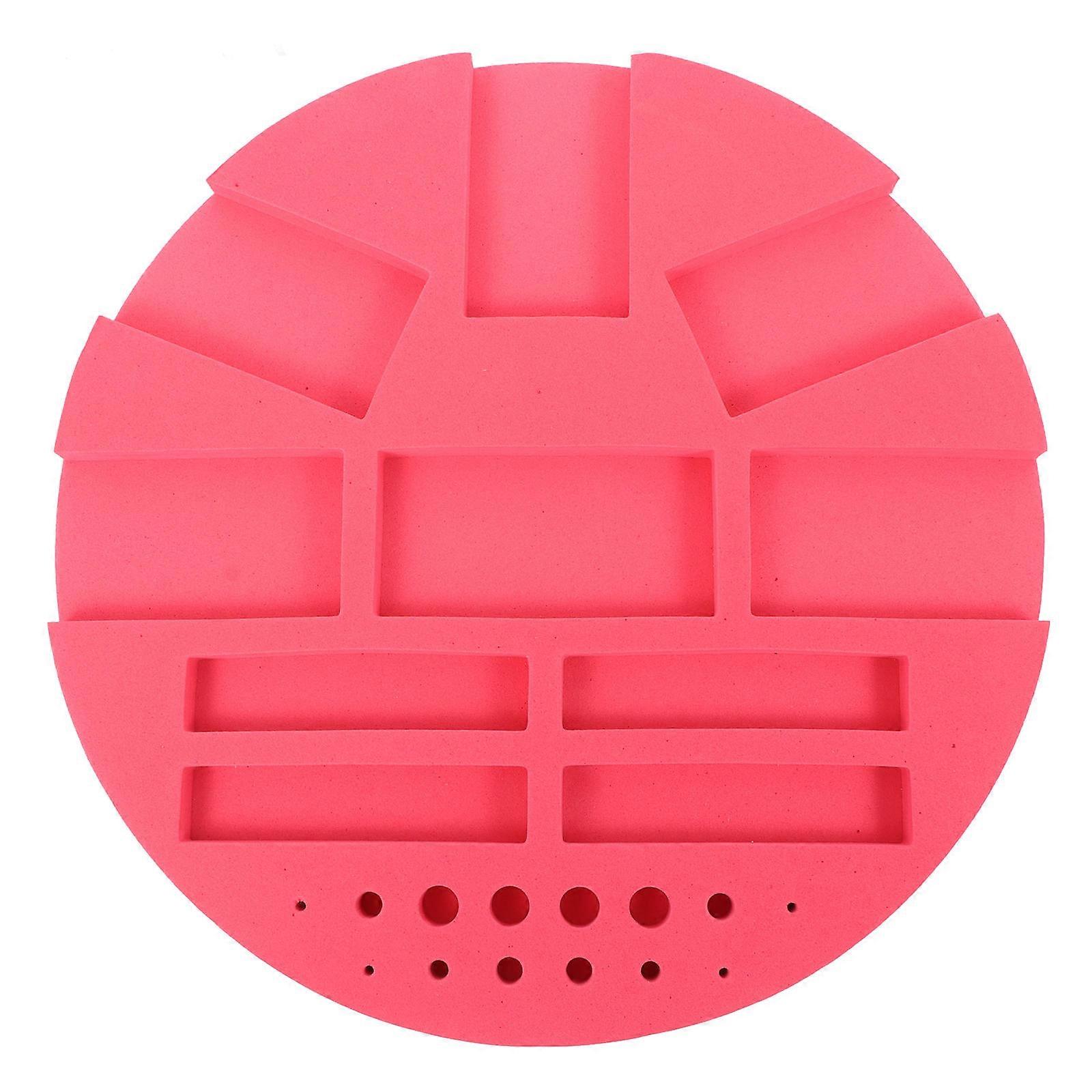 Bead Sorting Tray Organizer For Beads Painting Tools Faster Beads Painting 30.5X30.5CM Red Circular 1Set