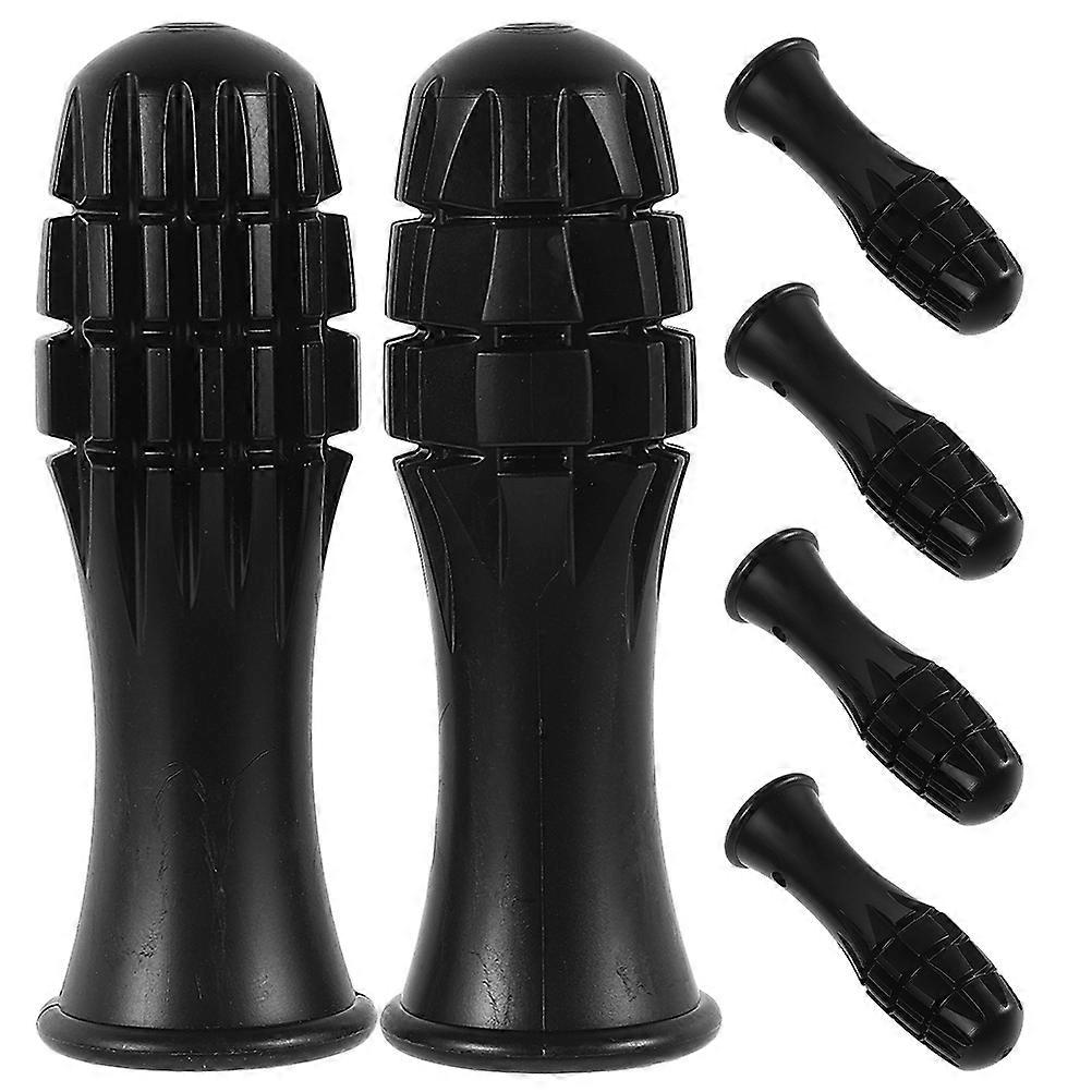 Table Football Handle Foosball Table Parts Antiskid Design Easy Installation PVC 10mm 3 Pairs