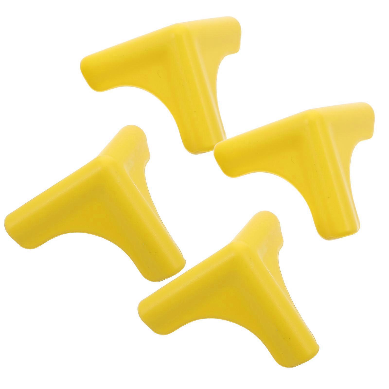 Corner Table Protectors Range Hood Corner Protectors Collision Prevention Square Shape 4Pcs
