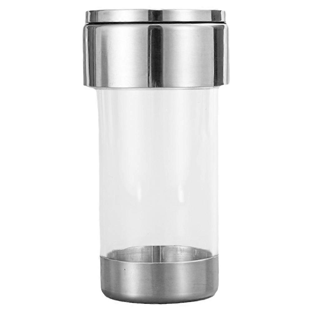 Multipurpose Condiment Jar Shaker Simple Design Stainless Steel Transparent 1Pack