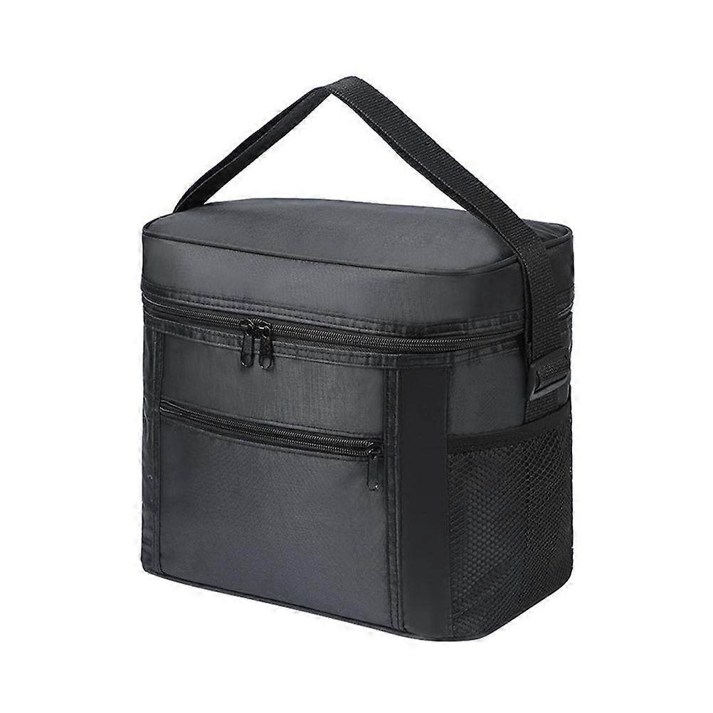 תיק קירור צהריים נייד מבודד לעבודה, בית ספר ופיקניקים תיק אחסון ארוחות תרמי עם ידית נוחה