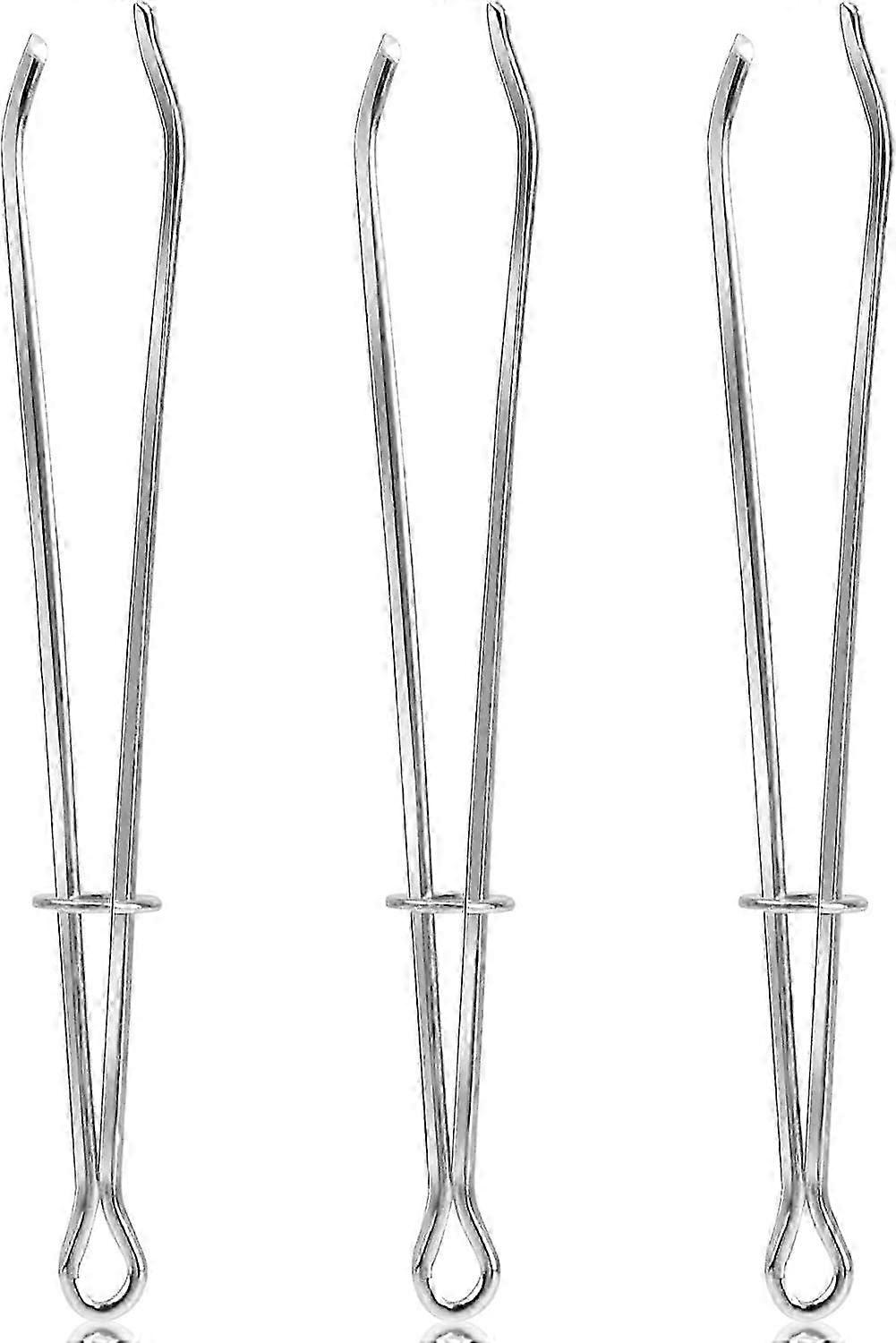 3 Pcs Stainless Steel Drawstring Threader Tool - 3 Inches Elastic Needle for Jacket & Sweatpants