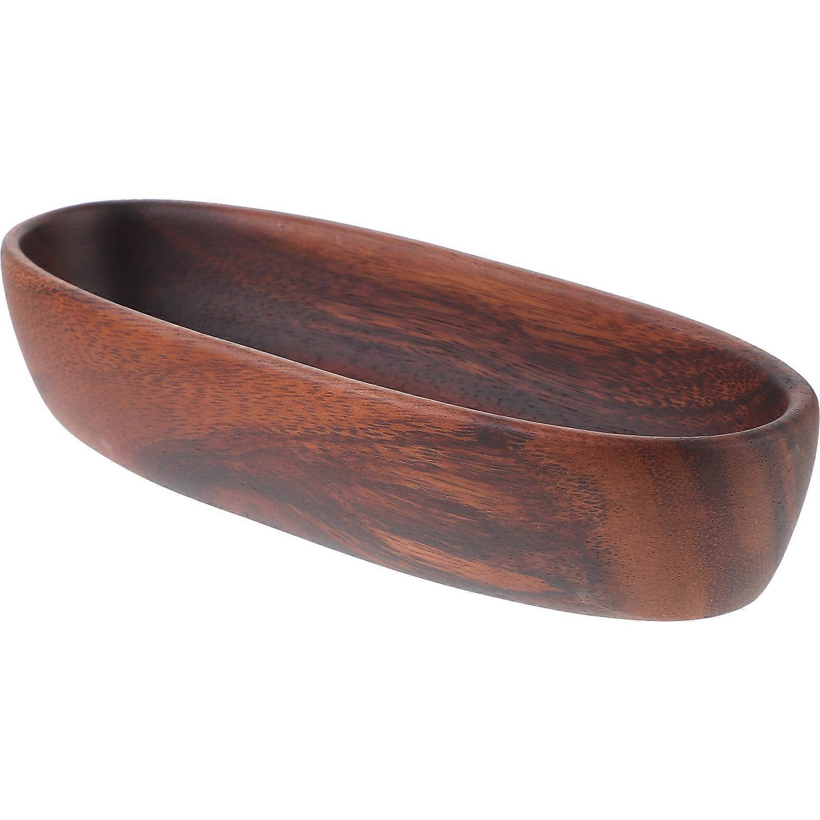 Natural Wood Serving Plate for Fruit Serving with Multi Functional Use