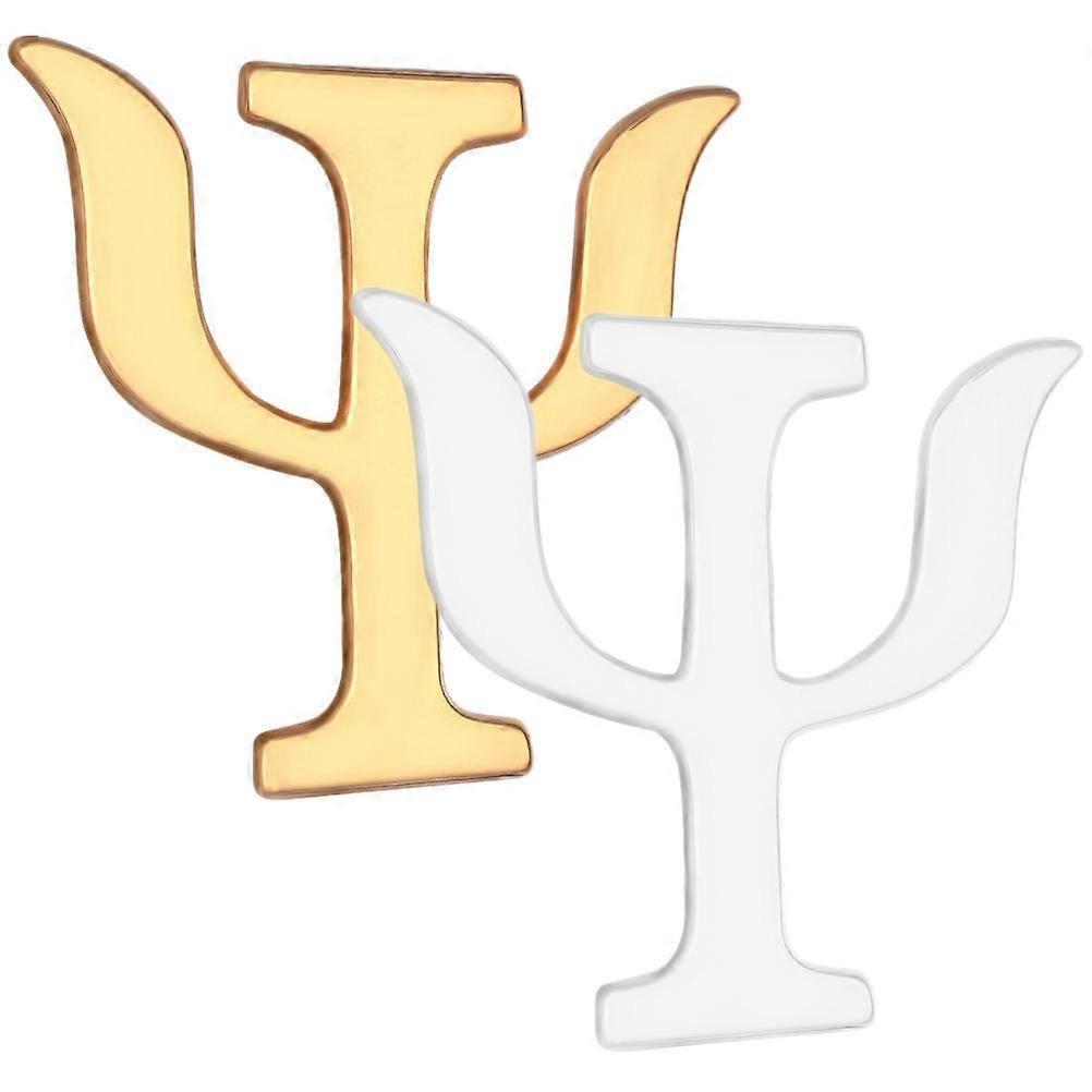 Lapel Pin 2Pcs Assorted Color Brooch Pin with Fading-Resistant Alloy for Decoration