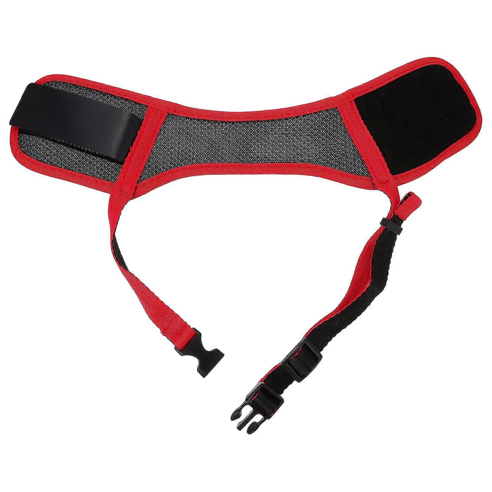 Breathable Dog Muzzle Prevent Barking Pet Walking Dog L Size Red 1Pc