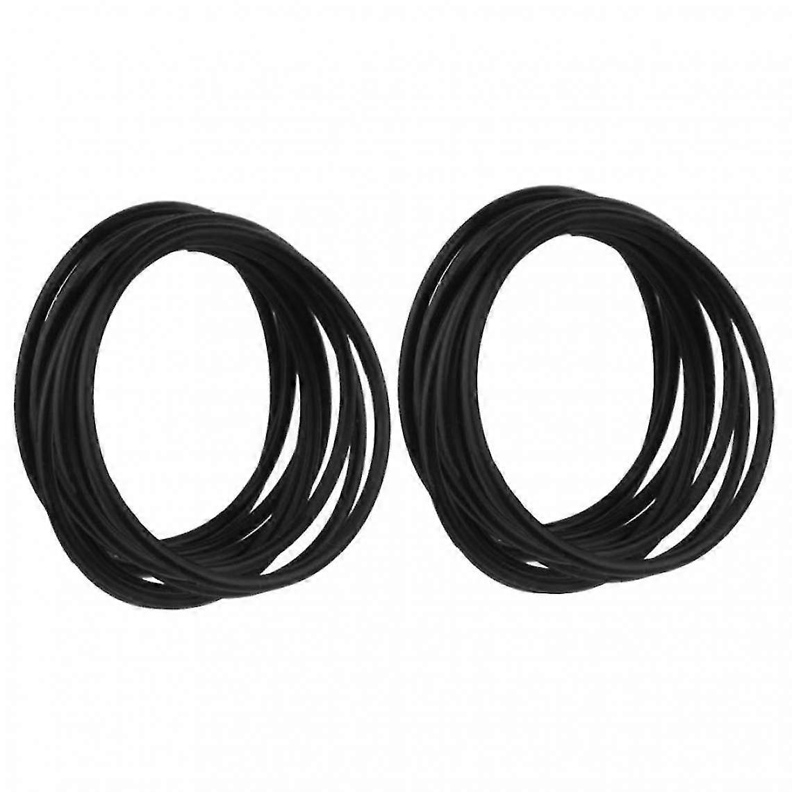 20pcs Laços de Cabelo de Silicone Elástico para Mulheres e Meninas - Faixas de Cabelo Macias e Elásticas