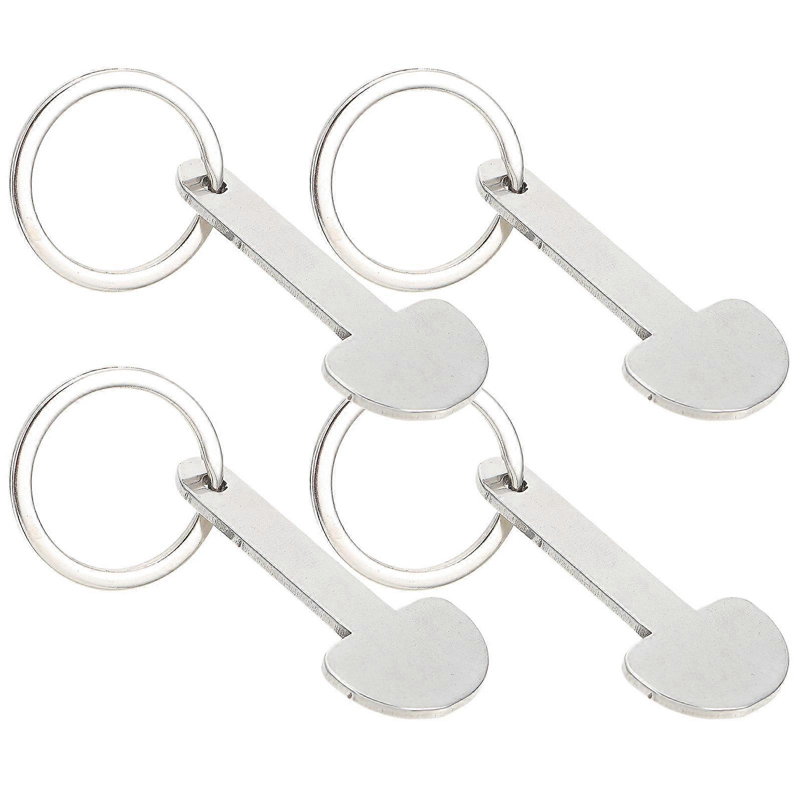 Shopping Trolley Token Keychains Trolley Tokens Keyring Shopping Cart Token Zinc Alloy