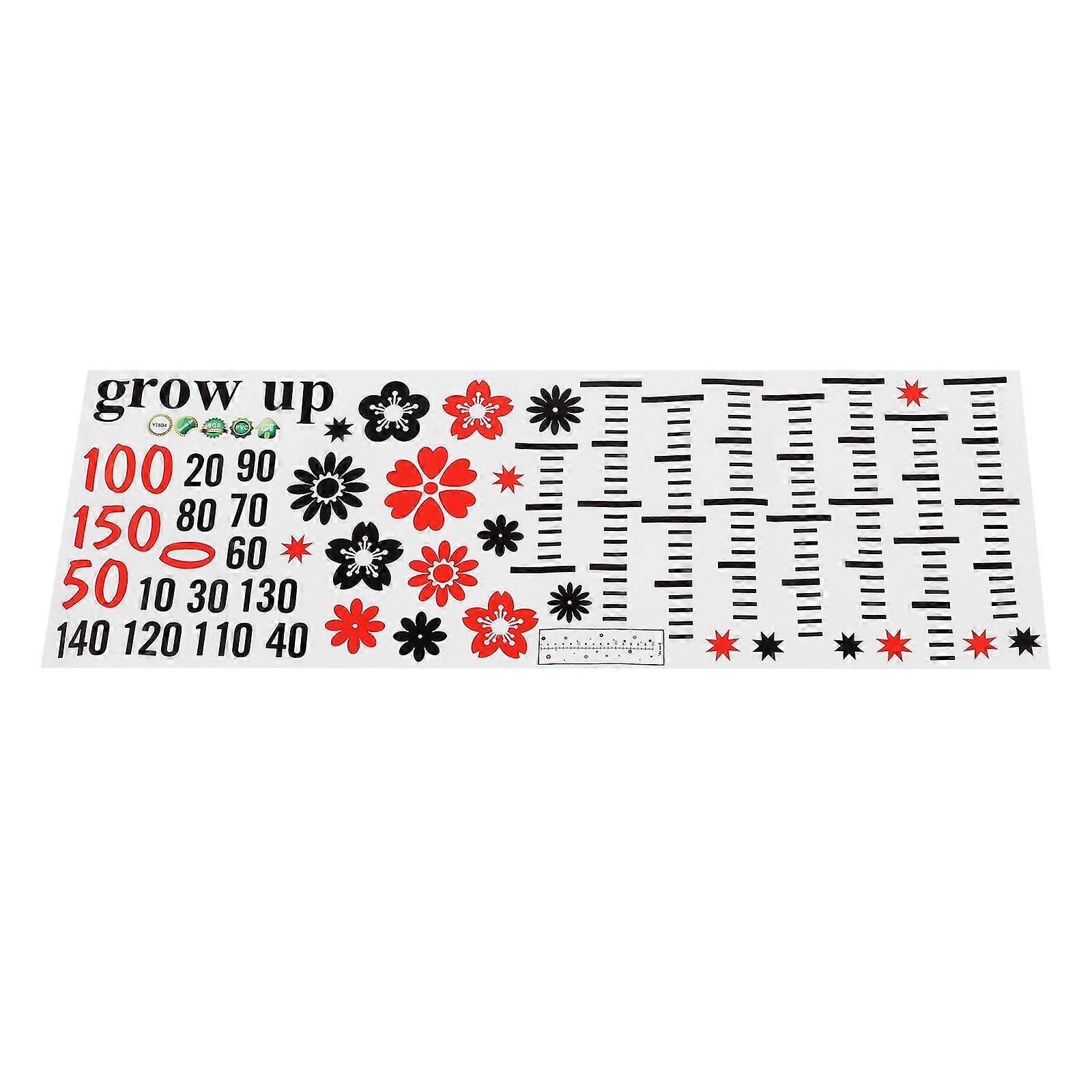 Baby Growth Chart For Wall Tree Branch Shaped Height Measurement Stickers 1Pcs