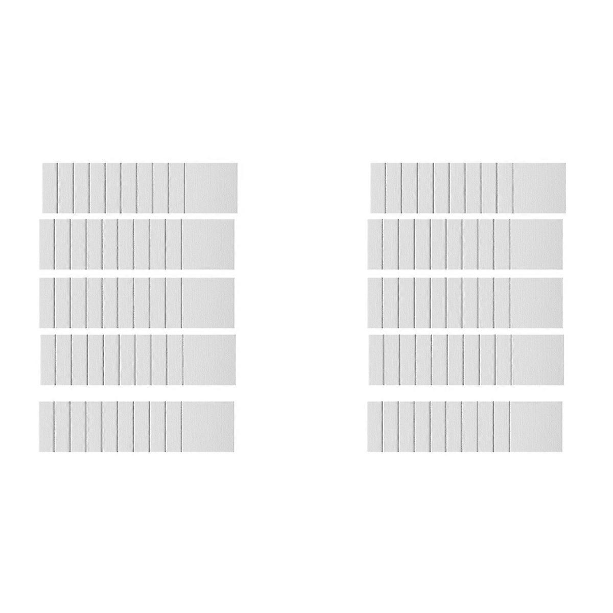 100 Pcs Magnetic Painting Canvas Panel 3x3 Inches Magnetic Canvas Boards Magnetic Canvases for Paint