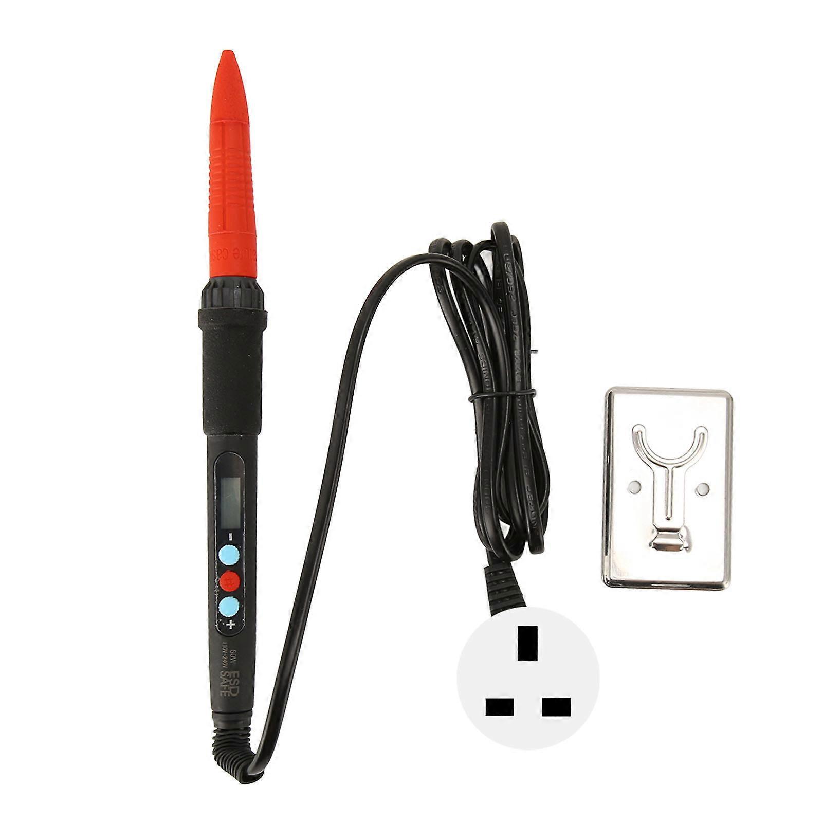 Universal Digital Soldering Iron Kit with LCD Display for 3D Printer, 110-240V Digital Soldering Iron, UK Plug