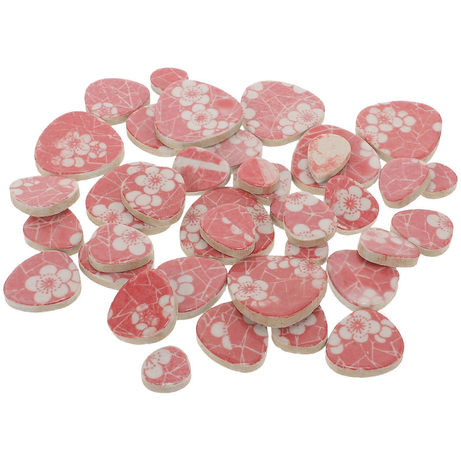 Fish Tank Landscaping Decorative Pebbles Pink Round Natural Look Aquarium Gravel For 1 Bag