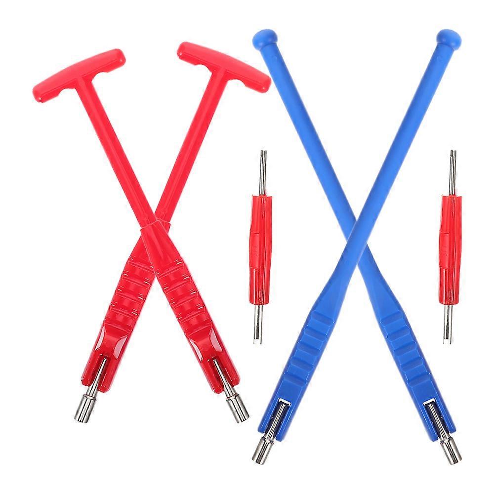 Tire Valve Stem Puller Tool Pull Out Old Stems Re-Install New Stems for Motorcycle Maintenance 6Pcs