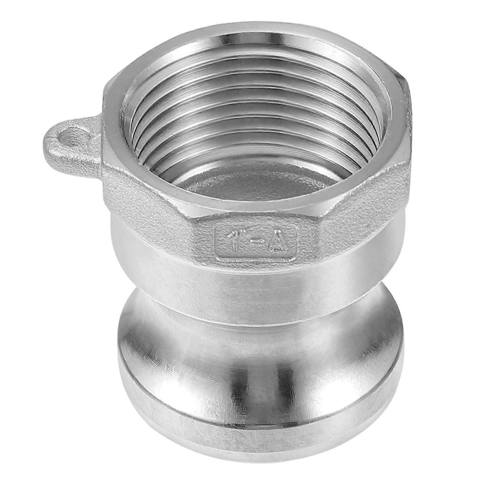 Groove Hose Fitting Quick Coupling Parts Resisting Corrosion Silver 3.8x3.8cm 1Pack