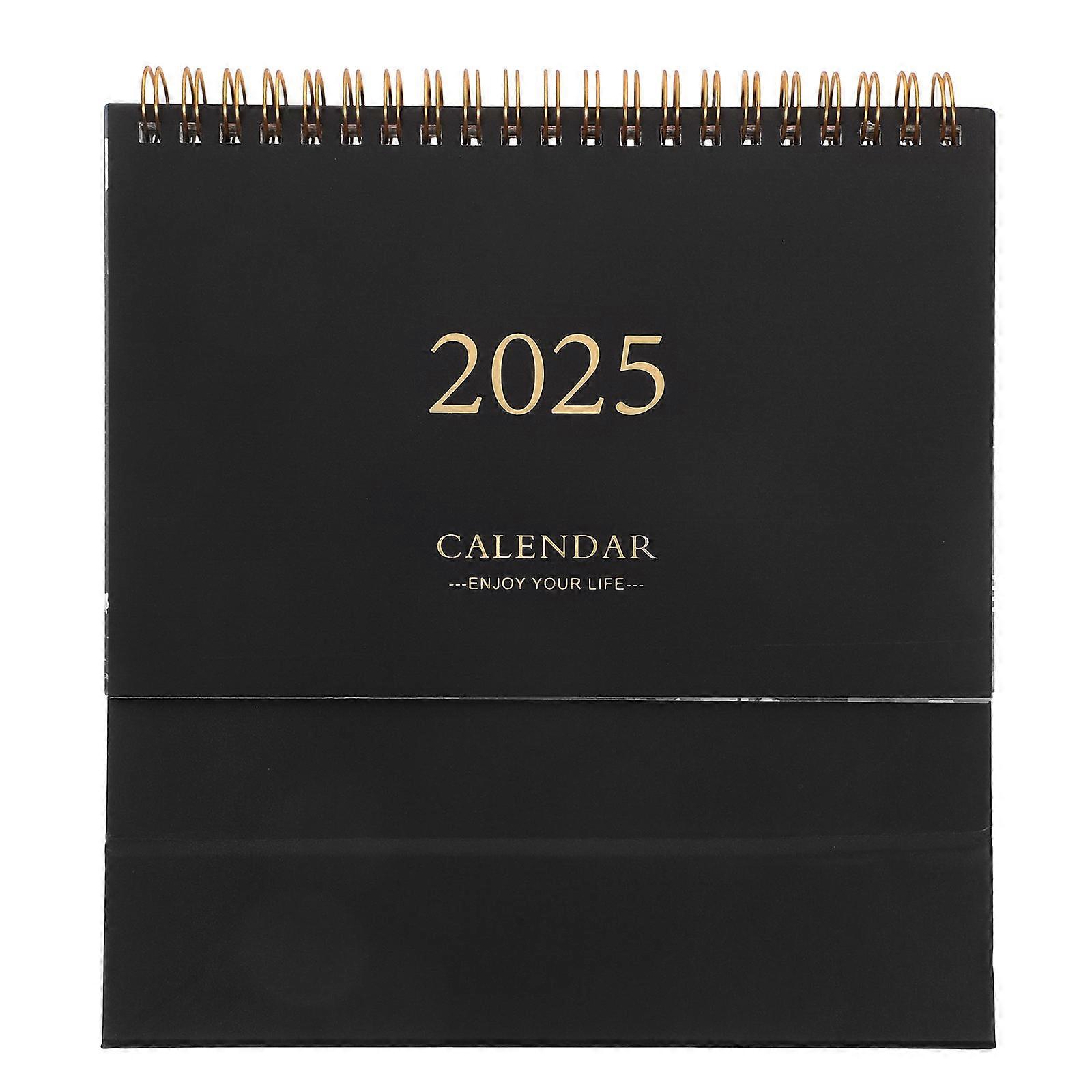 Flip Calendar For Desk Rectangular Shape Note-taking Home Use 19.30X17.00X9.20CM Iron Material 1Pack