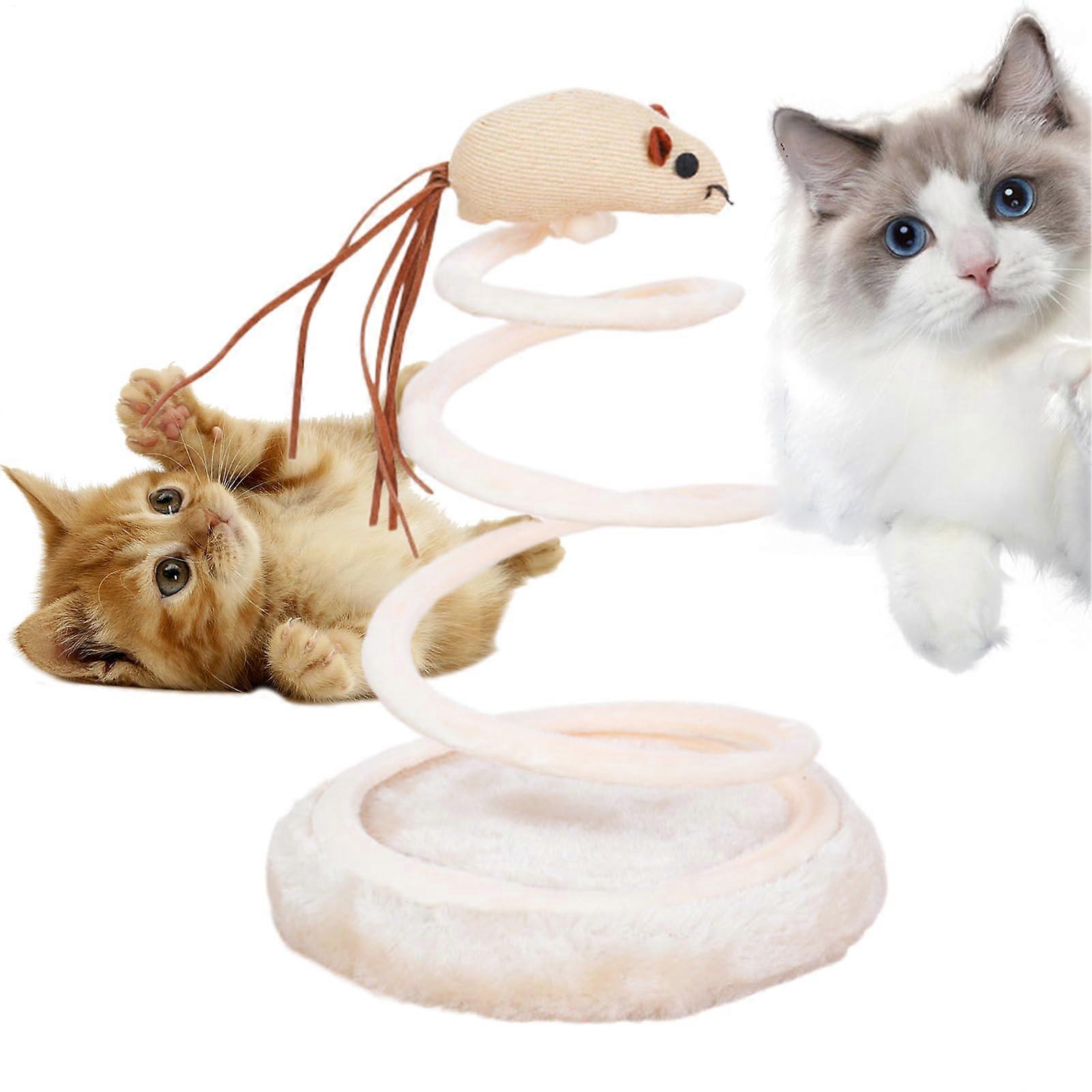 Feather Cat Toy - Interactive Moving Toy For Cats, Enrichment With Mouse-Hunt Activity, All Breeds Indoor Boredom Relief