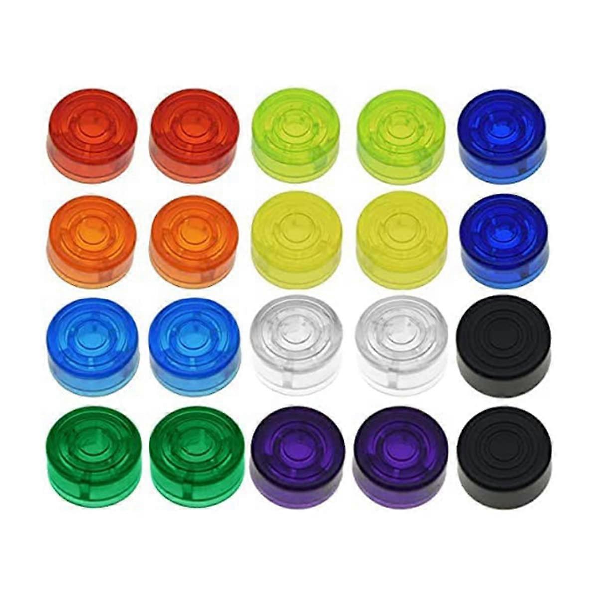 Pedal Effects Caps Pack of 20 Colorful Guitar Effects Pedal Toppers for Customization and Protection