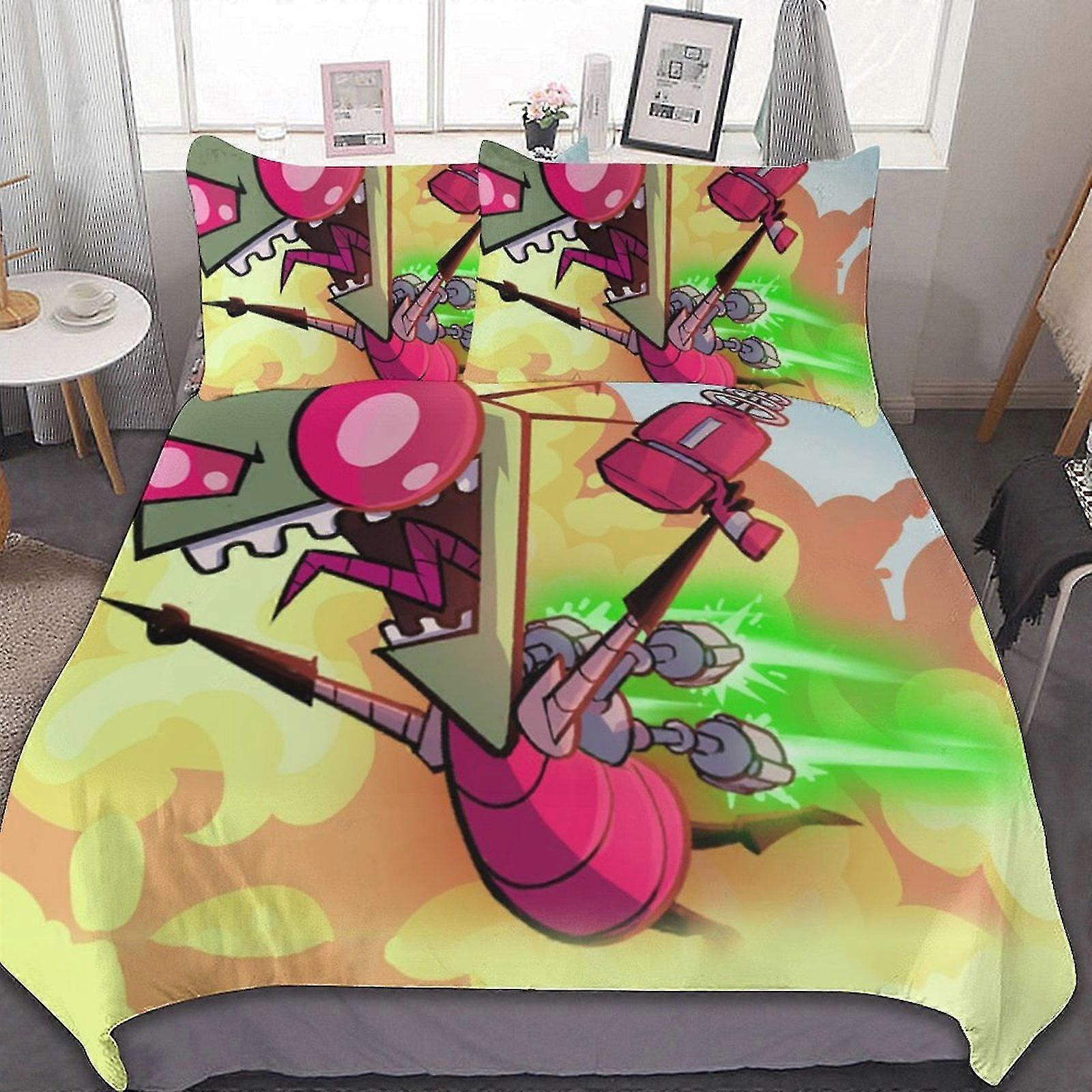 Comfortable 3-Piece Bedding Set with Soft Comforter, Duvet Cover, and Pillowcases for Bedroom Gifts