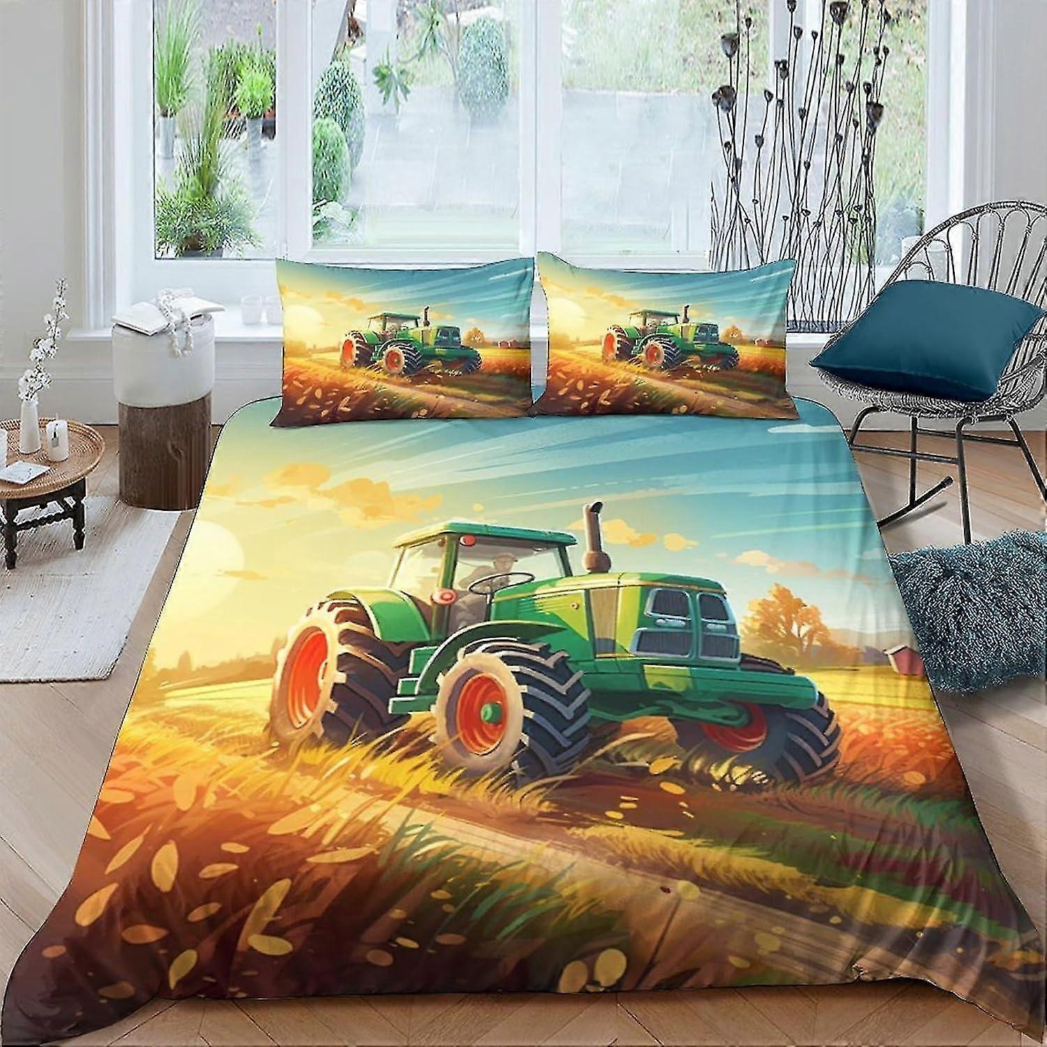 Conjunto de capa de edredão de microfibra de qualidade de hotel macio 3 peças com fecho de zíper para cama de casal