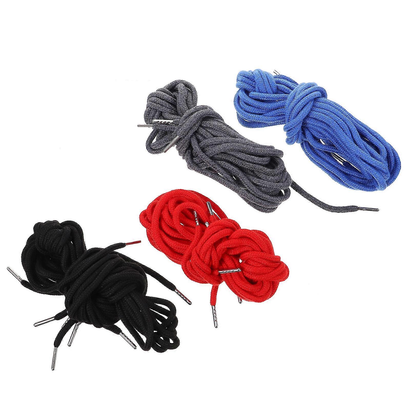 Drawstrings for Sweatpants Replacement Pants Drawstrings Universal Drawstring for Diy Apparel Sewing 150X0.5cm Black 24Pcs