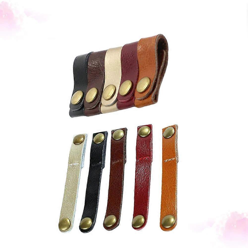 10pcs Cable Organizer Clips for Data Cables and Earphones – Mixed Colors for Cord Management and Wire Tidying