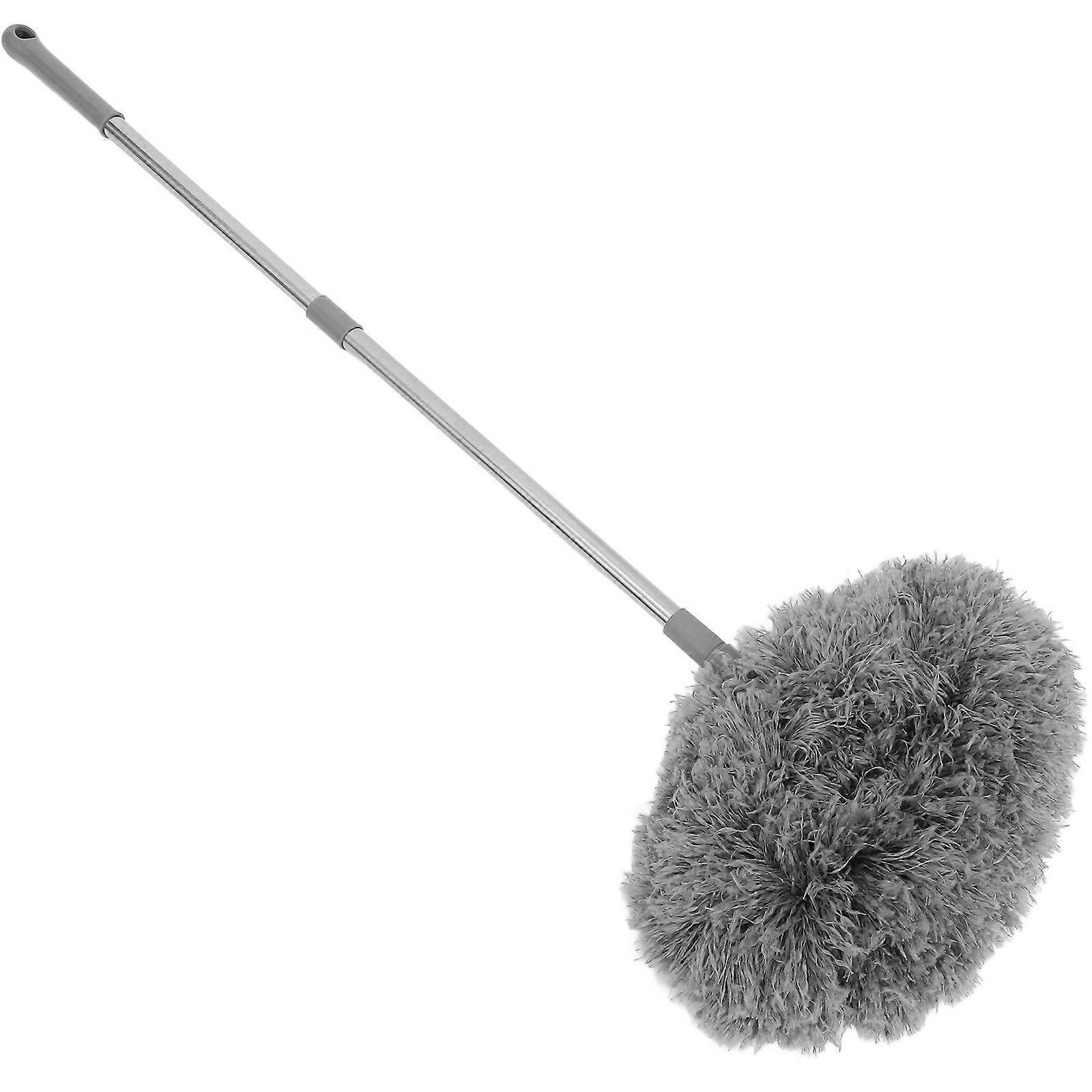 It sounds like you're describing a product listing for a **long extendable duster**, possibly for cleaning hard to reach areas like high ceilings,