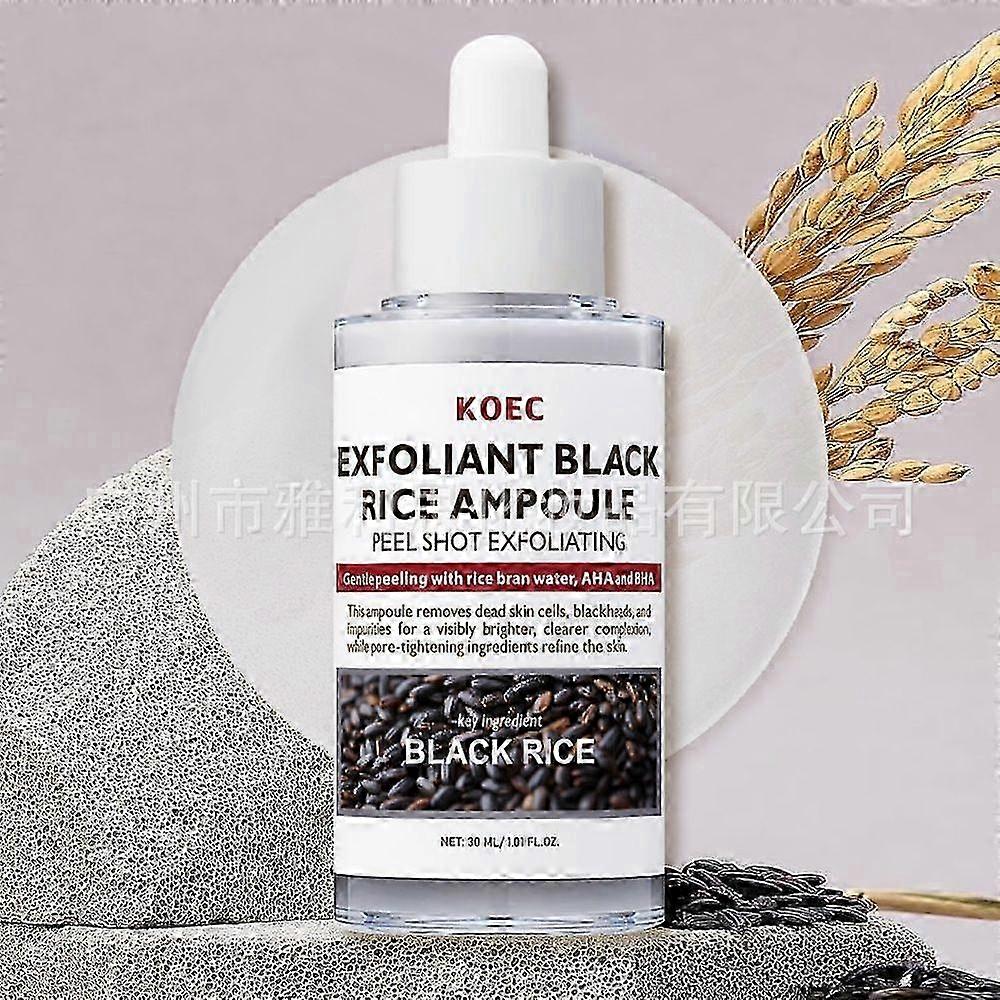 Peel Shot Glow Black Rice Peeling Ampoule, Απαλή Απολέπιση Προσώπου και Σώματος Απολέπιση Νεκρών Κυττάρων του Δέρματος, Μπλα