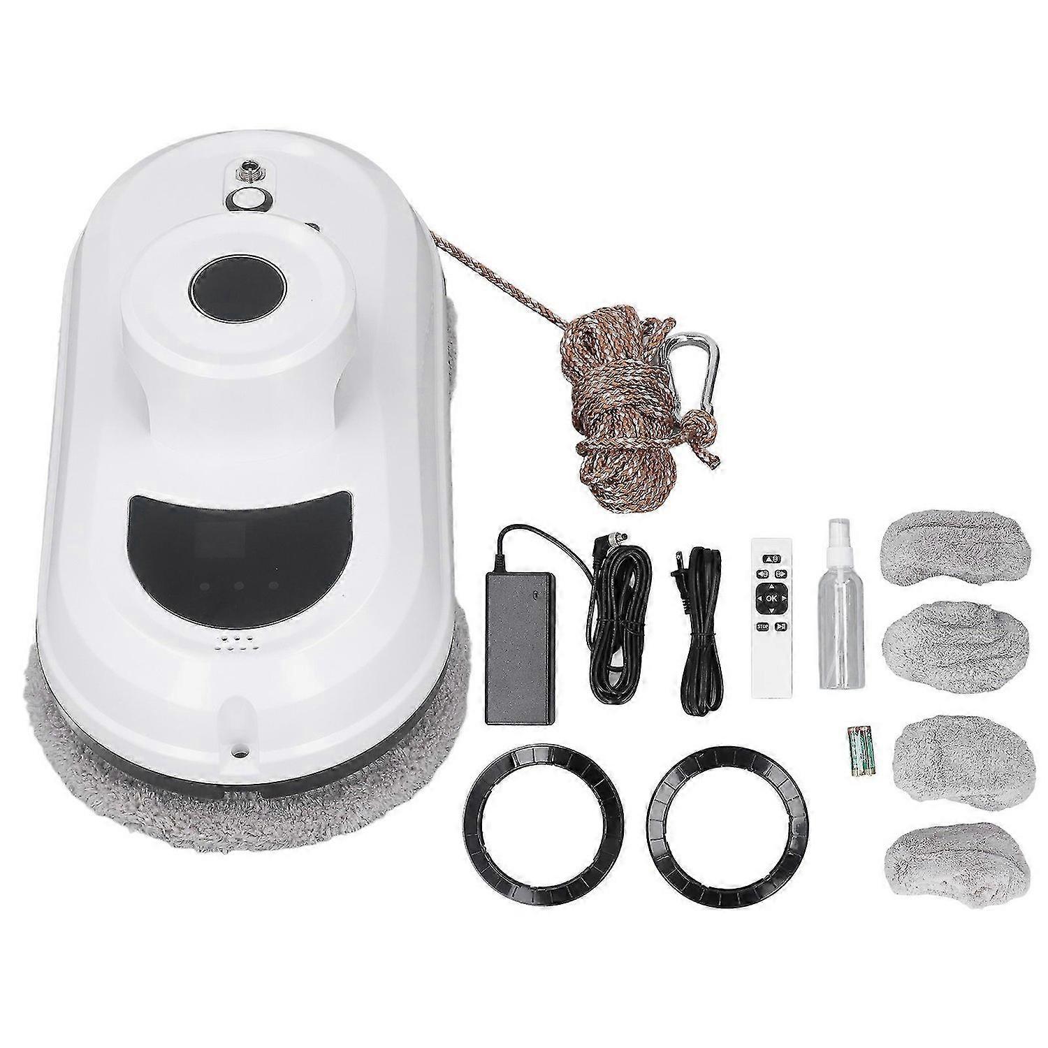Window Cleaning Robot Double Disc Remote Control Vacuum Automatic Mirror Glass Cleaner AC100240V US Plug