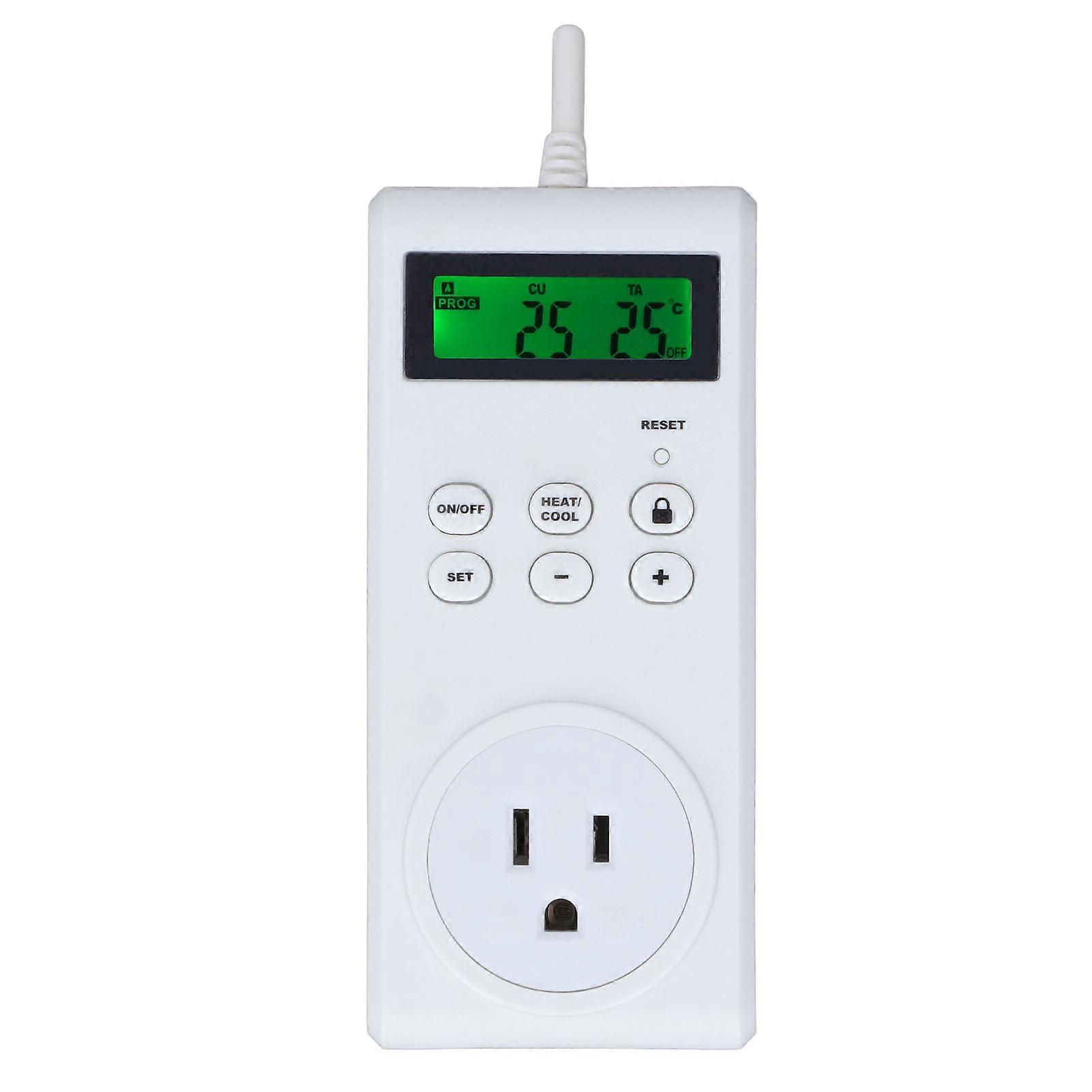 Thermostat Outlet Wireless Programmable Automatic Temperature Controller Socket Switch