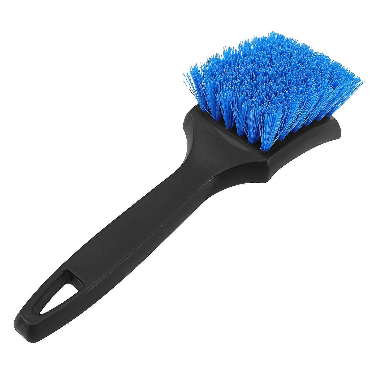 ホイールブラシカータイヤクリーナーブラシ、カーディテールブルーハンドル用
